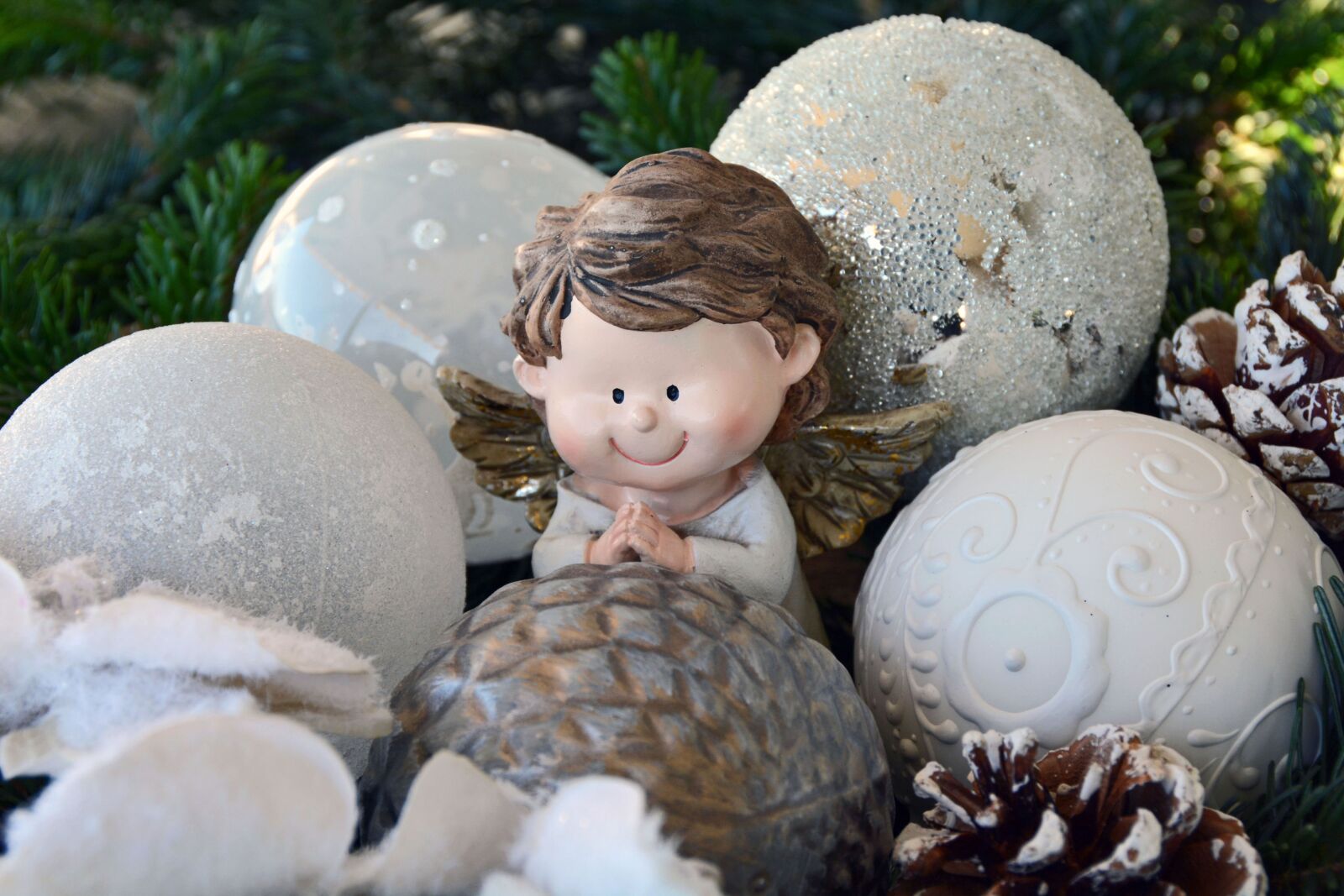 Nikon D7100 sample photo. Christmas, angel, angel wings photography