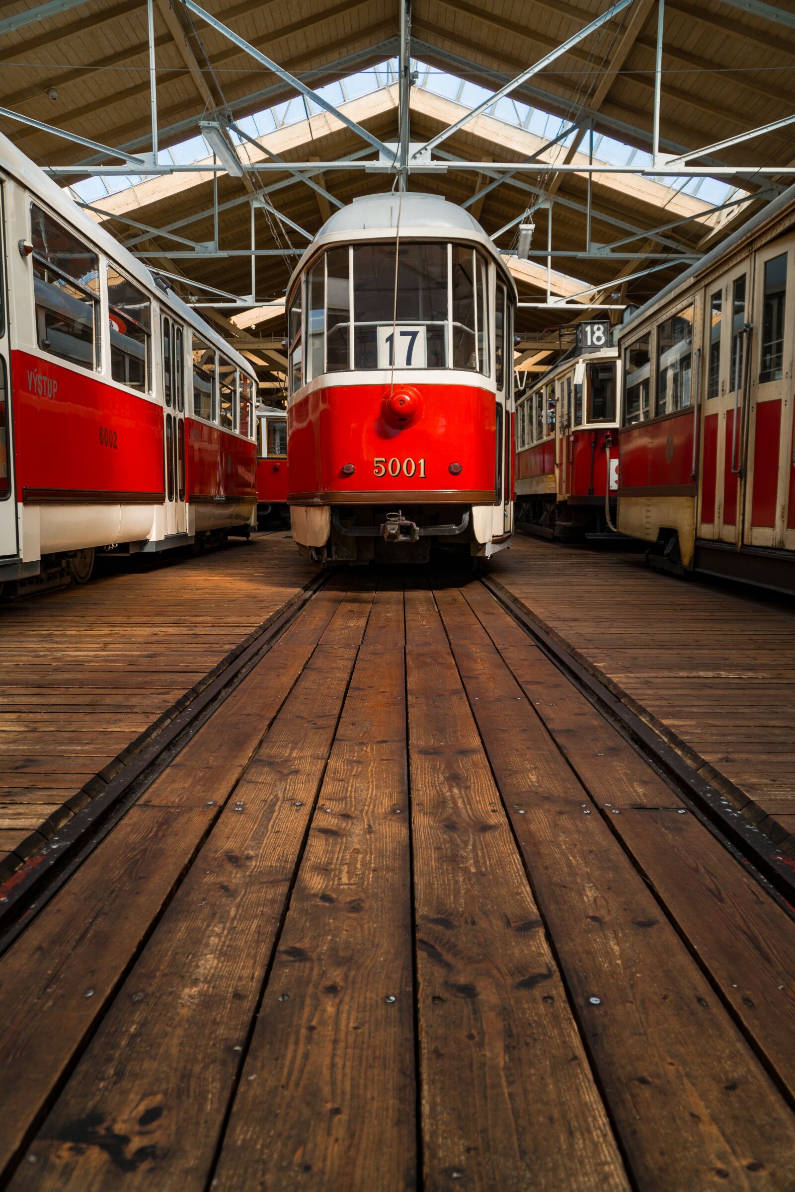 Sony a6000 + Sony E PZ 18-105mm F4 G OSS sample photo. The tram, museum, historical photography