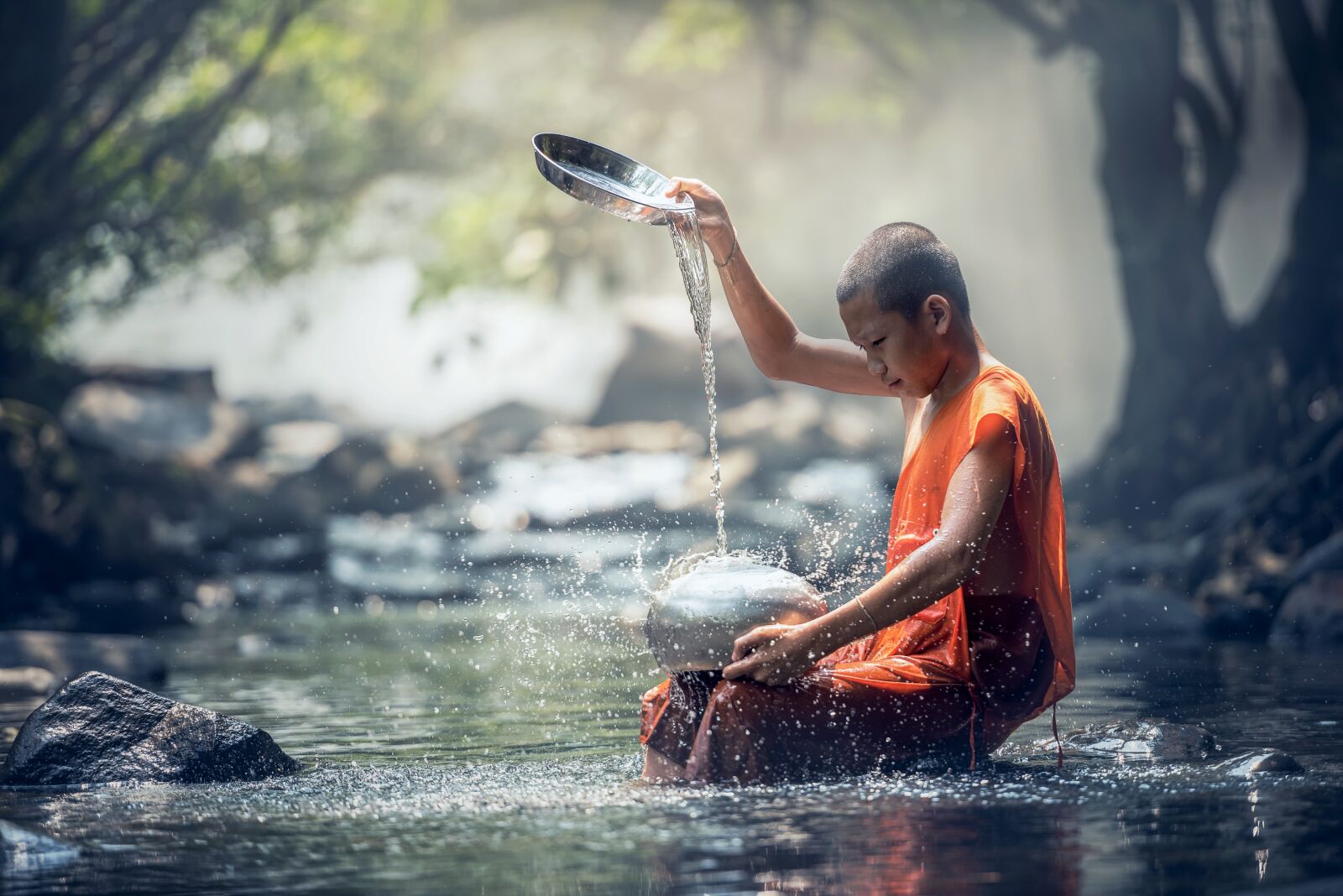 Nikon D810 sample photo. Buddhist, ritual, water photography