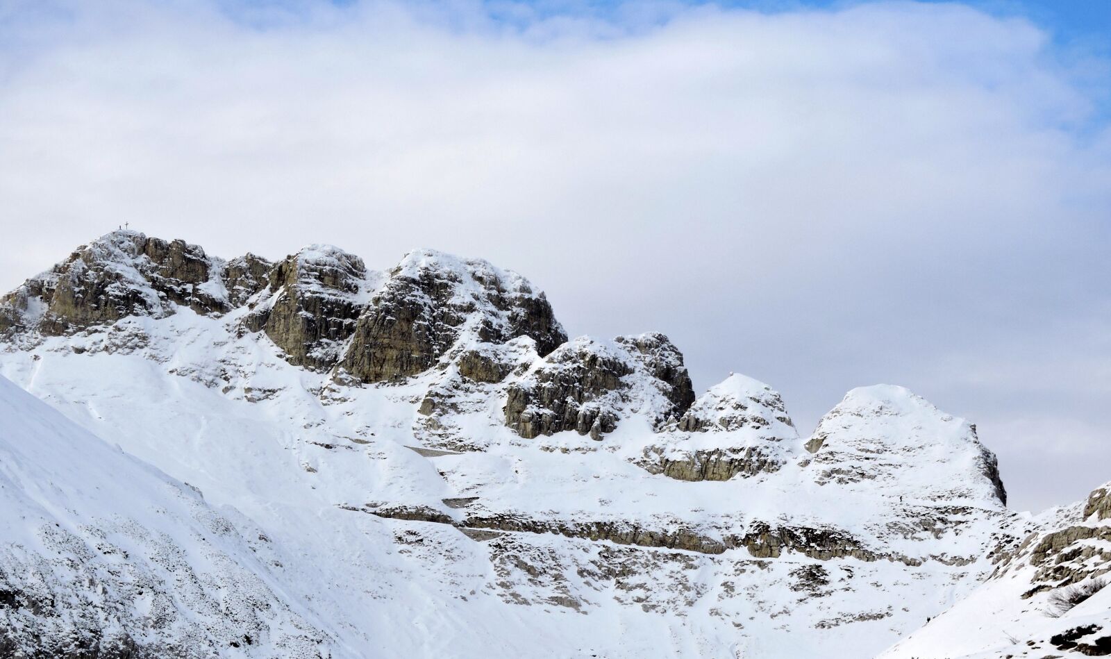 Nikon Coolpix P600 sample photo. Dolomites, mountains, snow photography