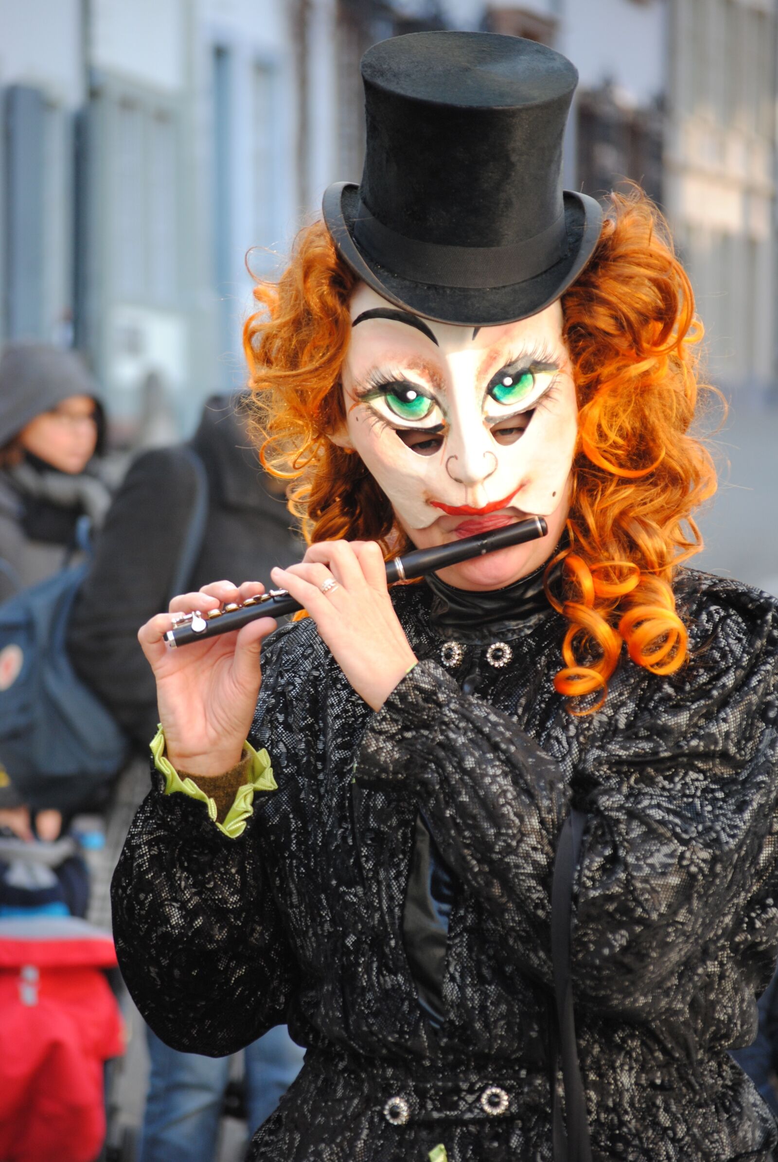 Nikon D3000 sample photo. Basler fasnacht, single mask photography