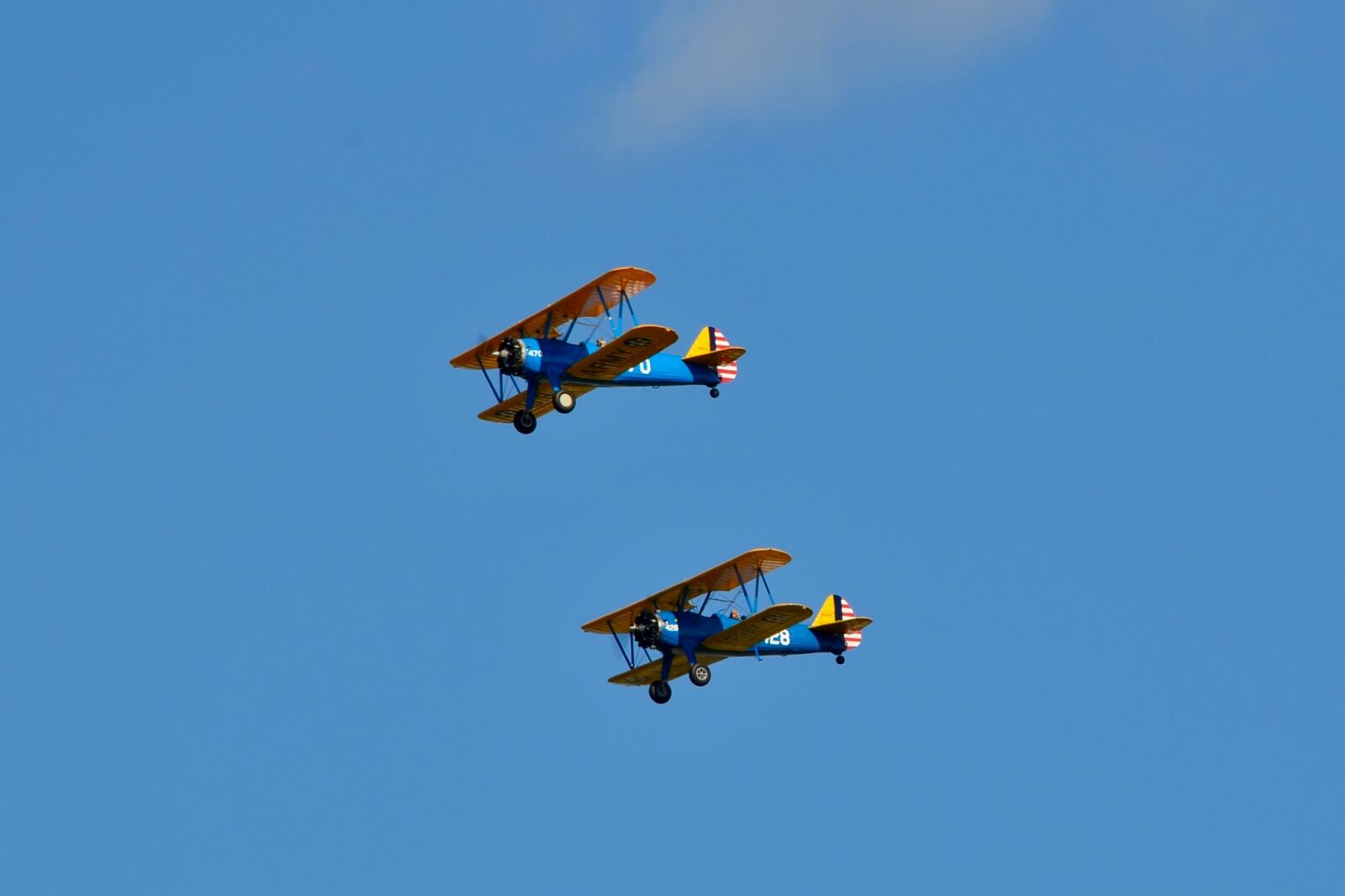 Nikon D5100 sample photo. Airshow, biplane, stearman photography