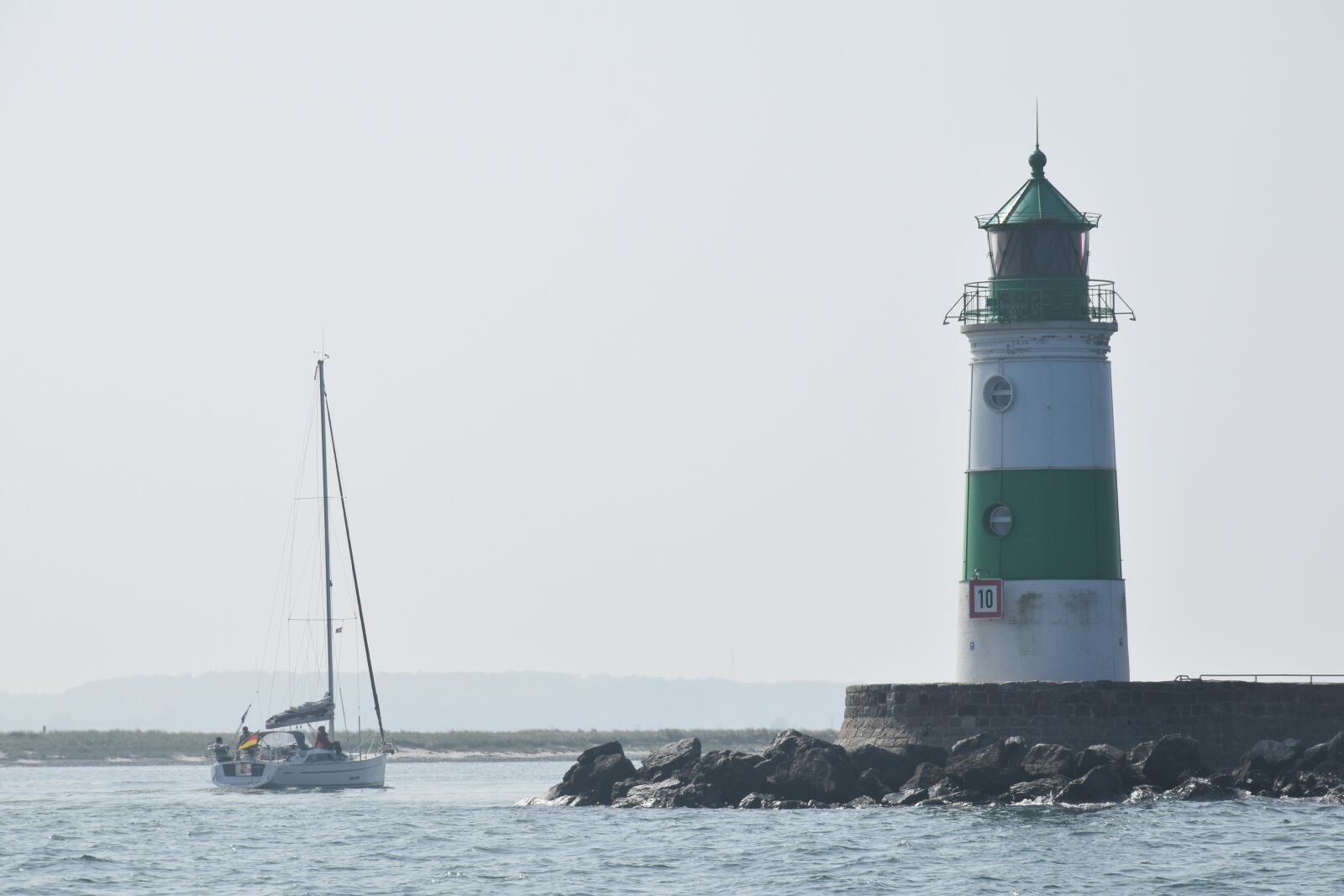 Nikon D5500 sample photo. Lighthouse, approximately, clouds photography