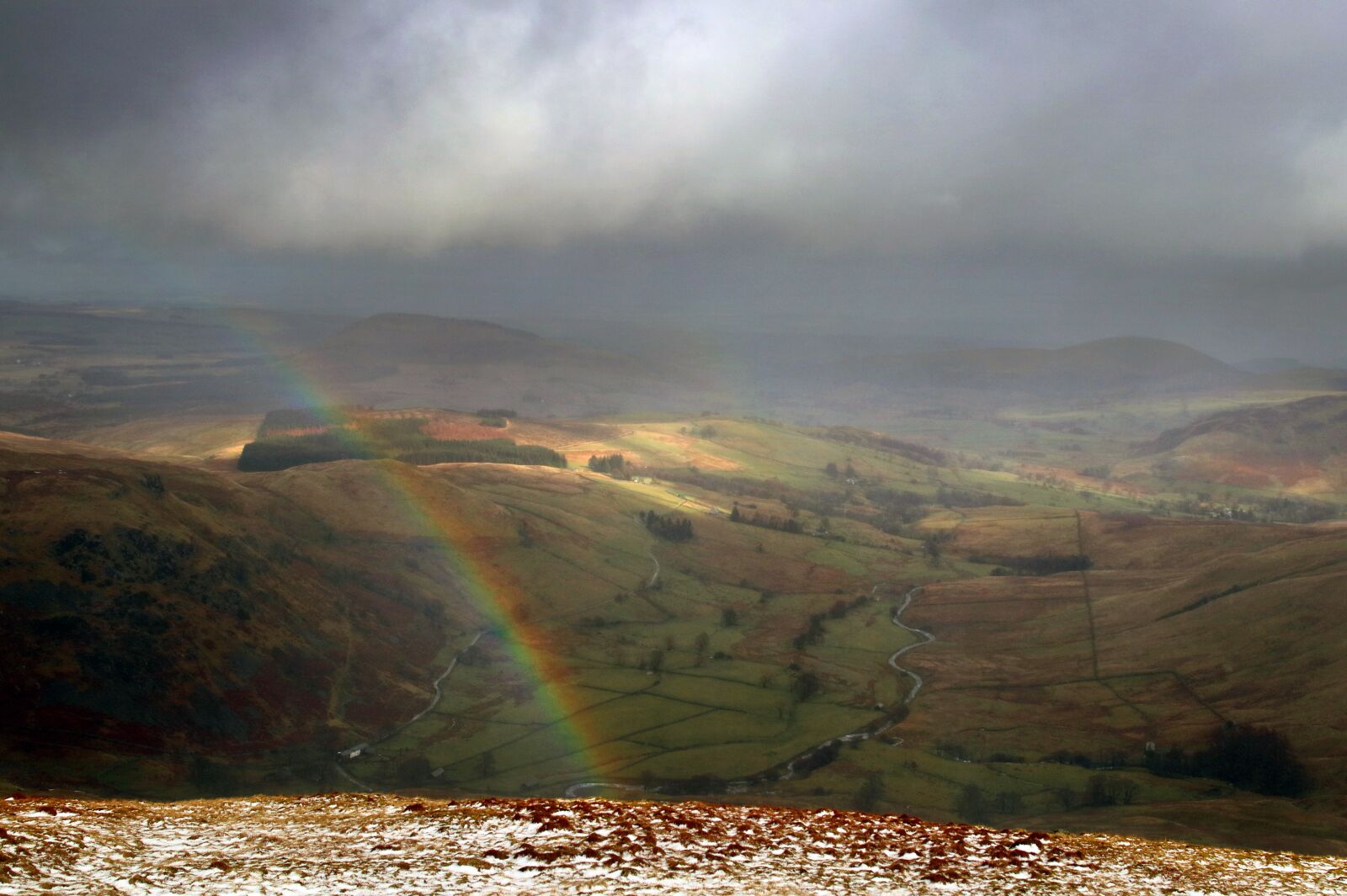 Canon EOS 80D sample photo. Rainbow, lake district, england photography