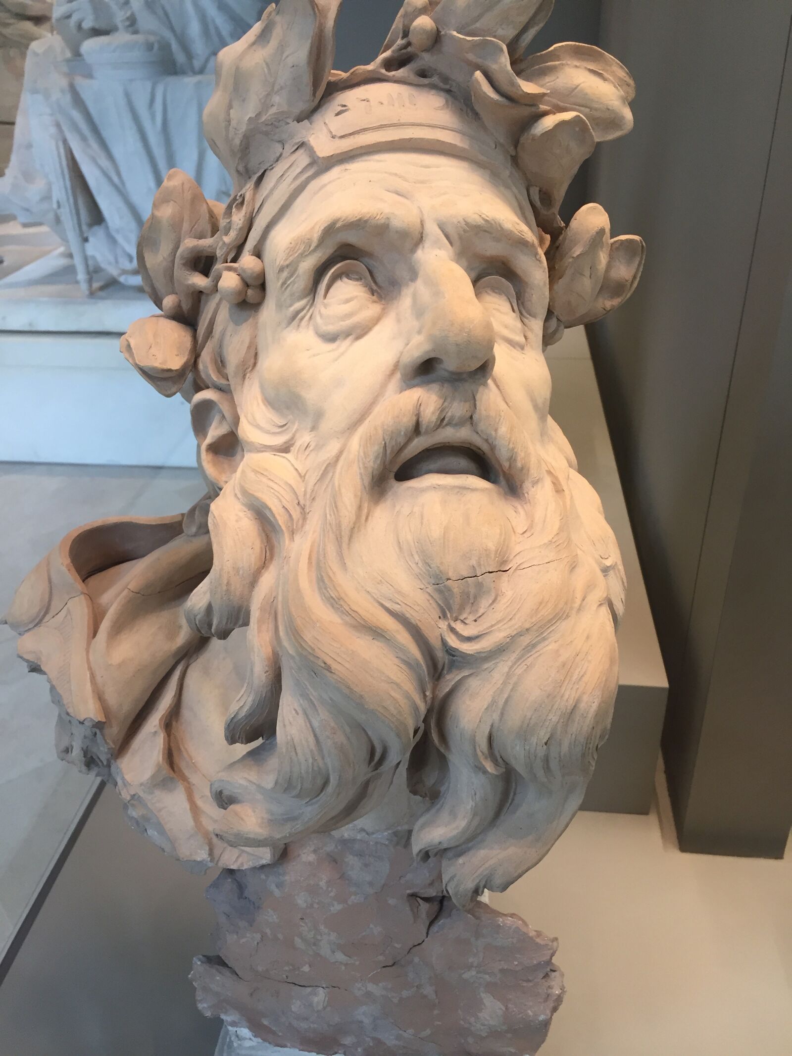 Apple iPhone 6 sample photo. Statue, bust, old man photography