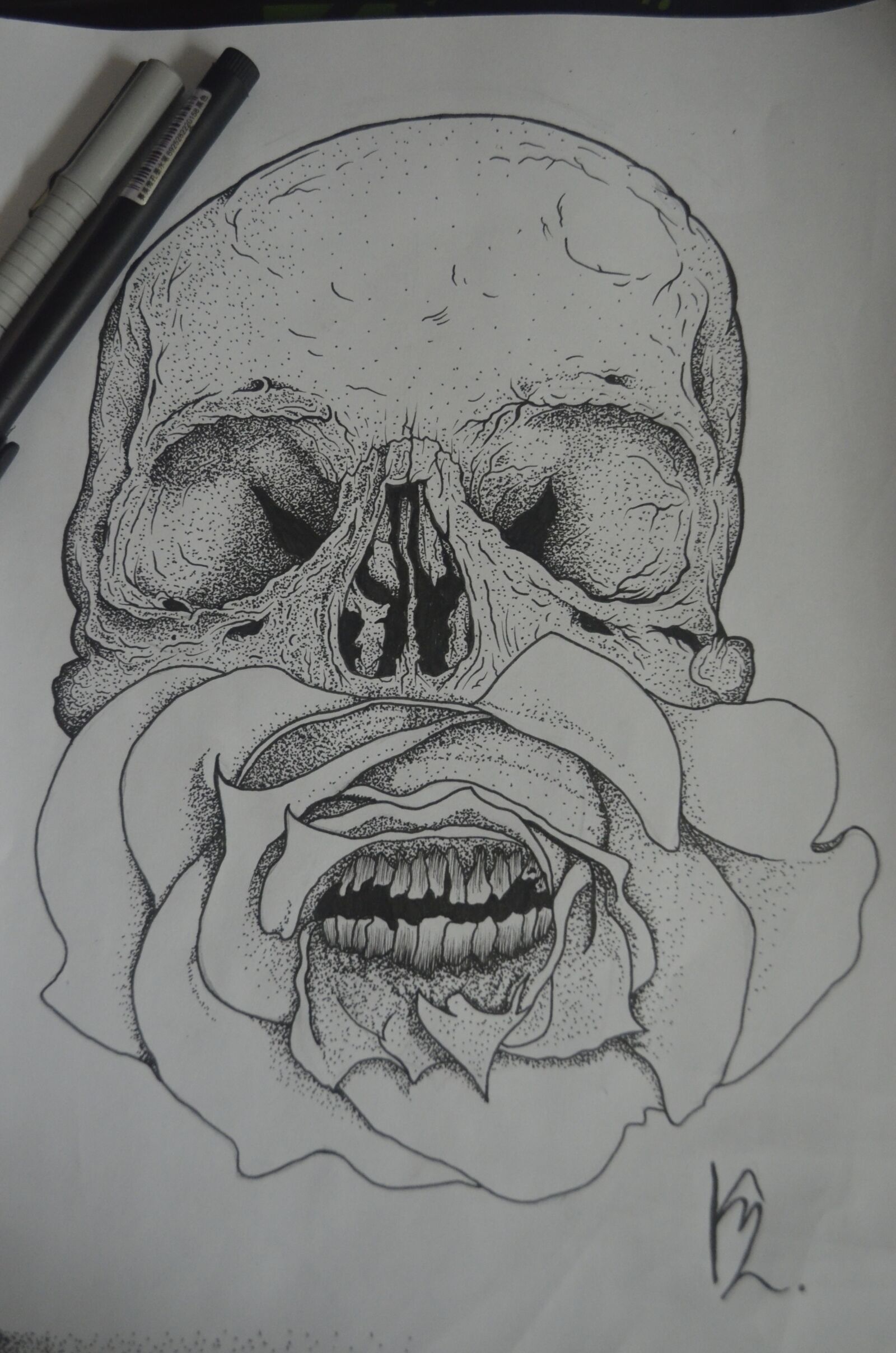Nikon D5100 sample photo. Tattoo, art, black photography