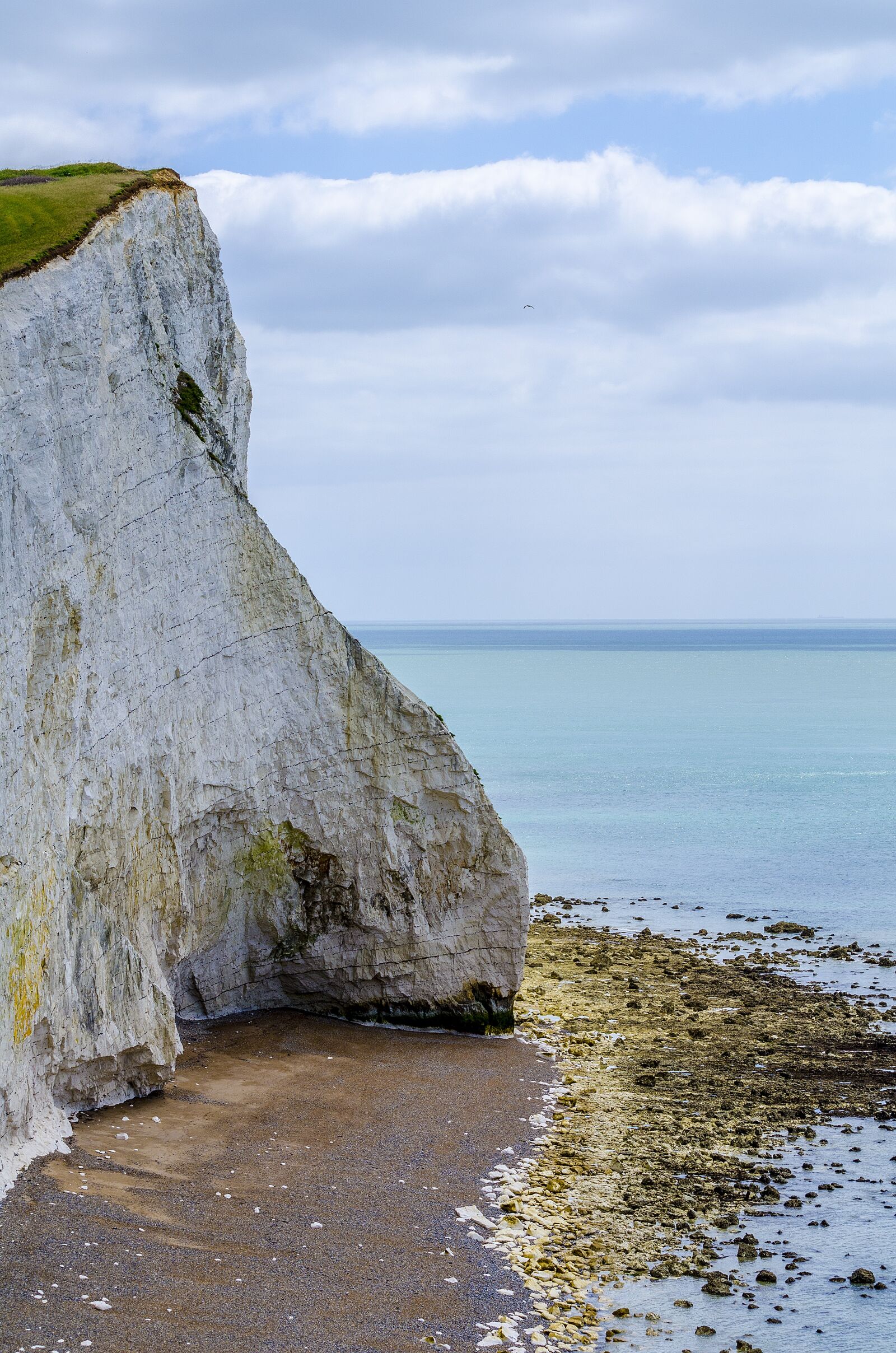 Nikon D7000 sample photo. Cliffs, white cliffs, sea photography