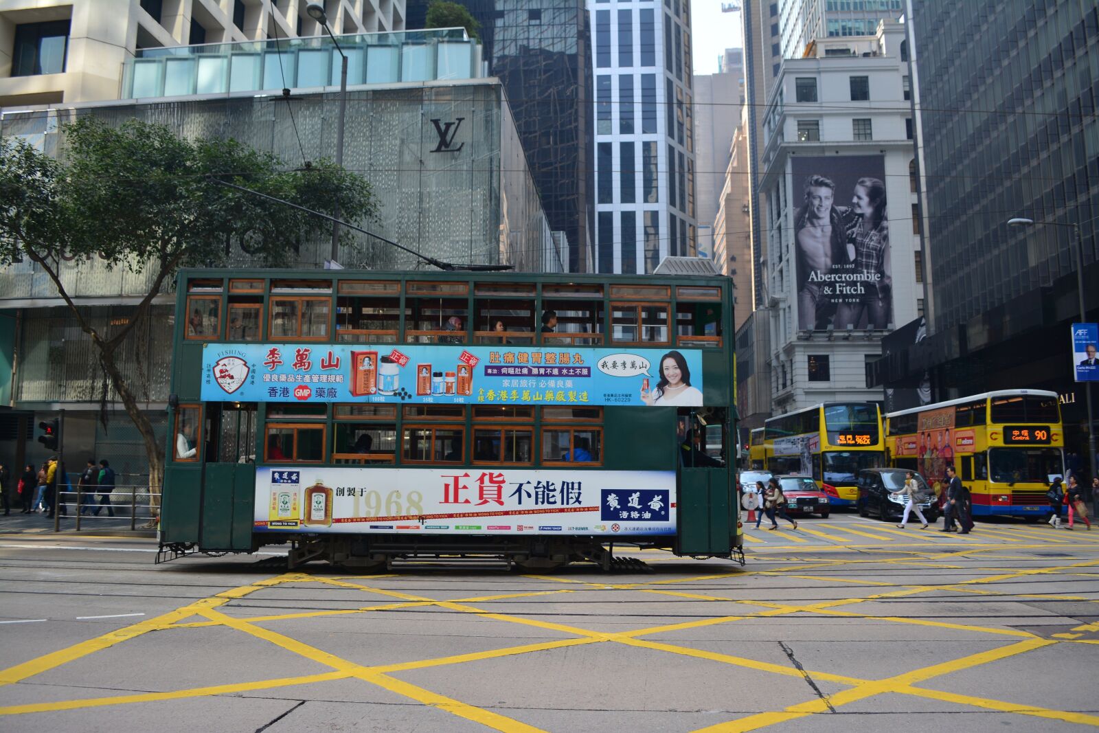Nikon D5200 sample photo. Hongkong, tram, asia photography