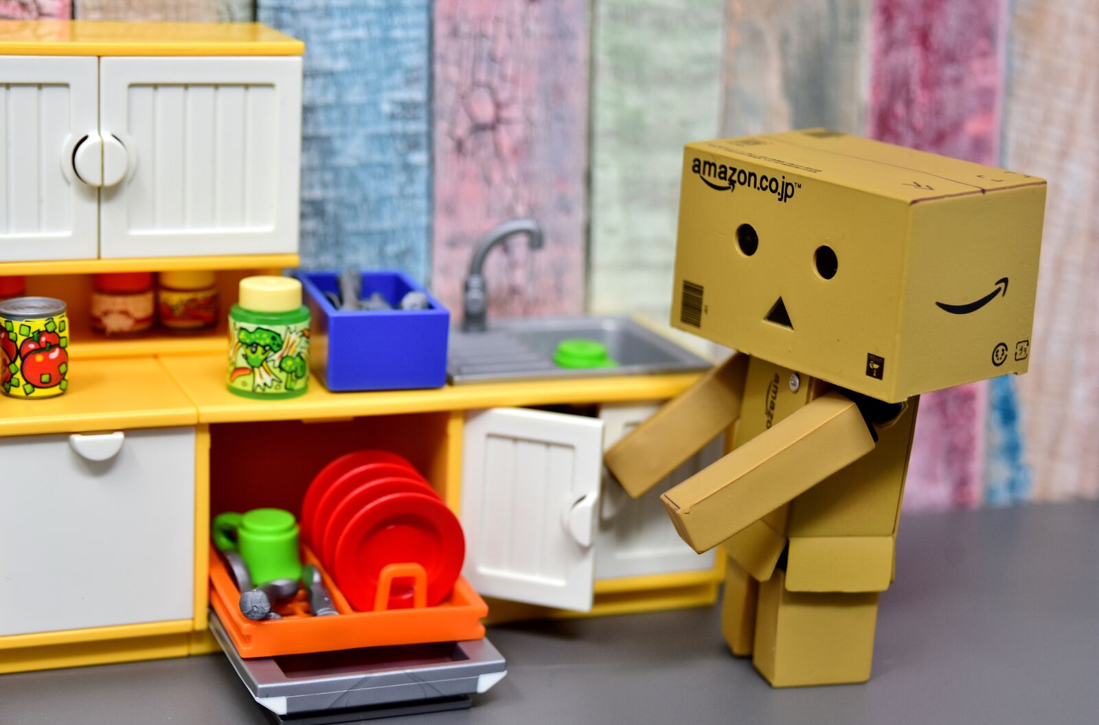 Nikon D7200 sample photo. Danbo, figure, kitchen photography