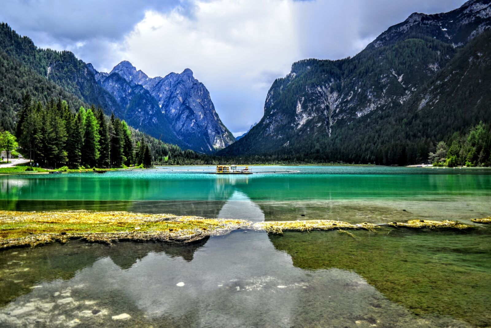 Nikon D3300 sample photo. Lake dobbiaco, wallpapers, background photography
