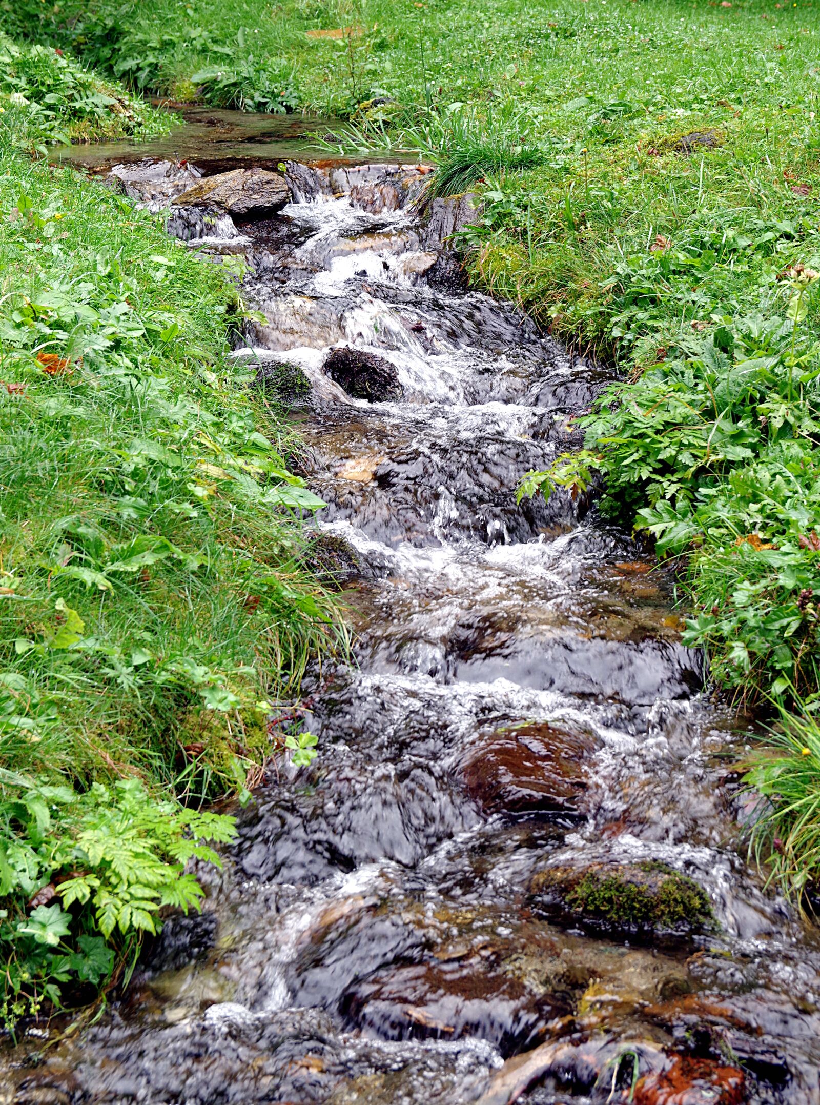 Pentax K-S2 sample photo. Stream, torrent, mountain photography