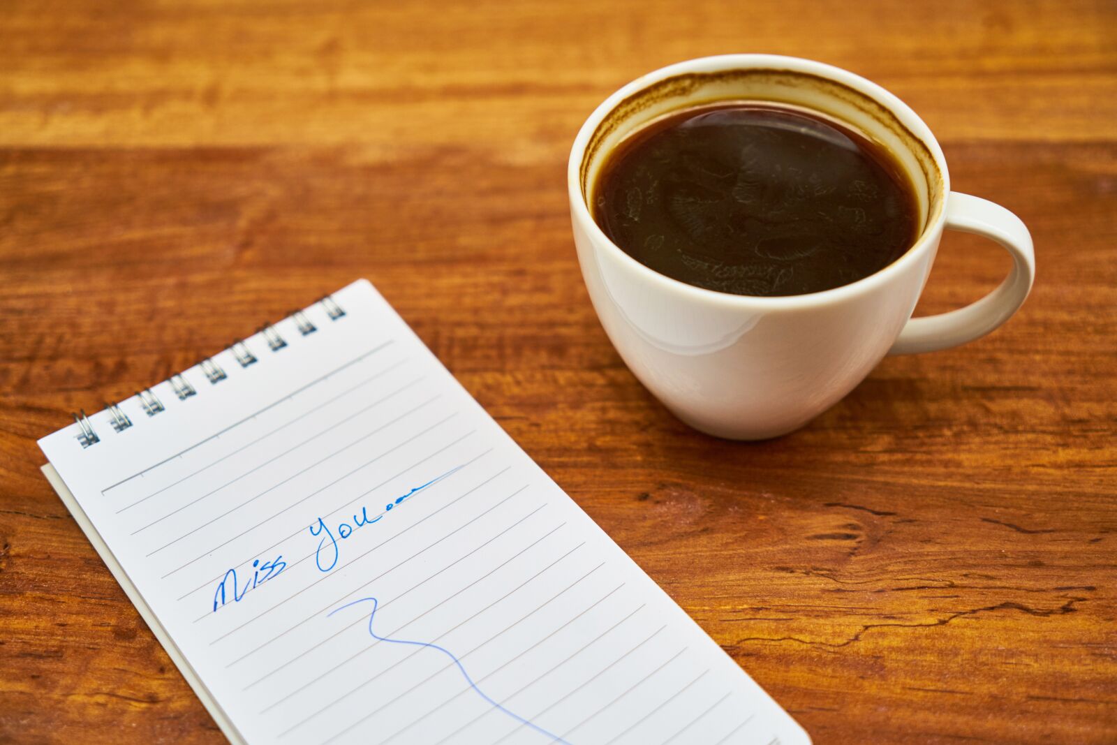 Sony a7R II sample photo. Coffee, notebook, wood-fibre boards photography