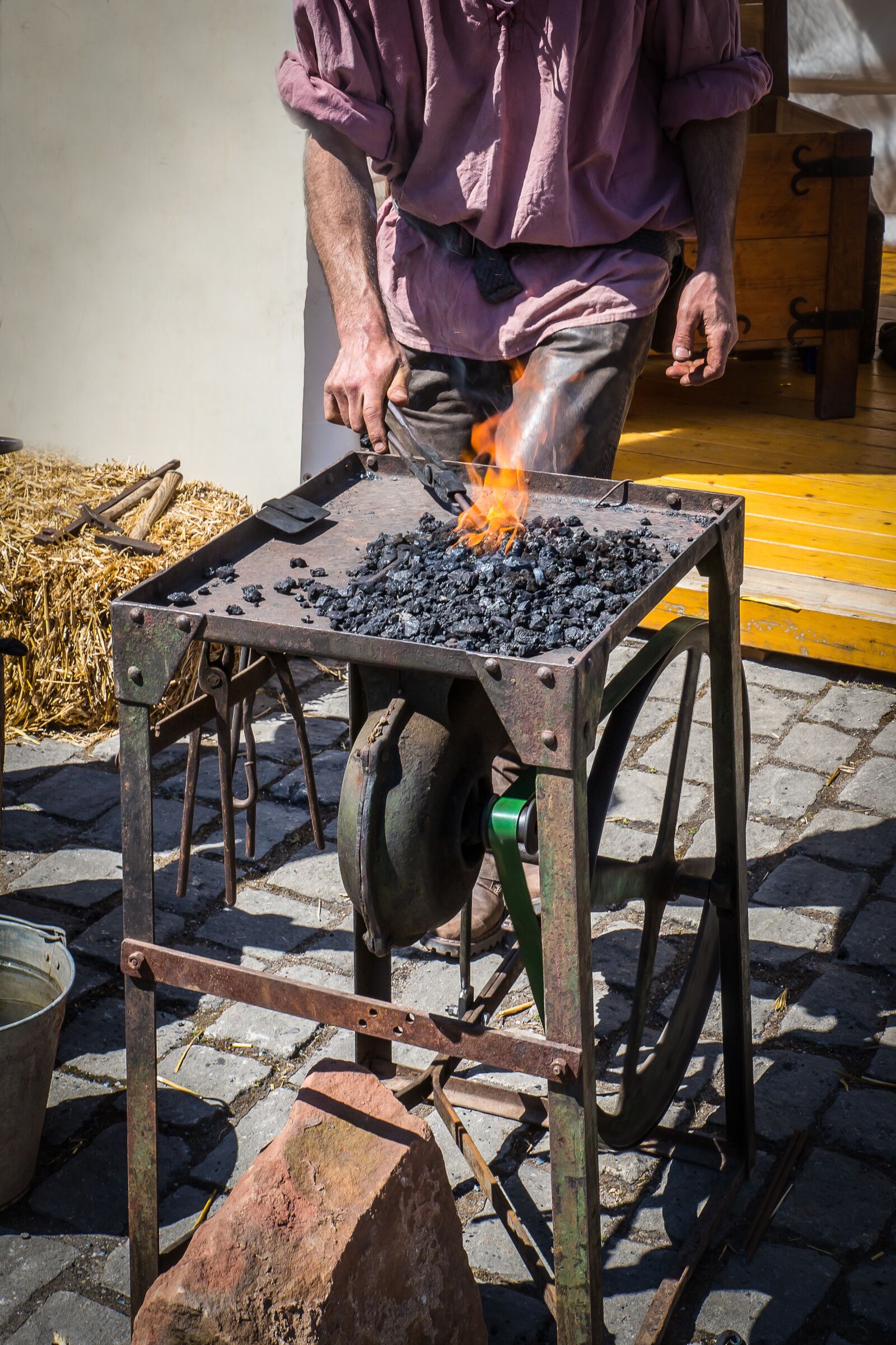 Canon EOS 5D Mark III sample photo. Blacksmith, forge, iron photography