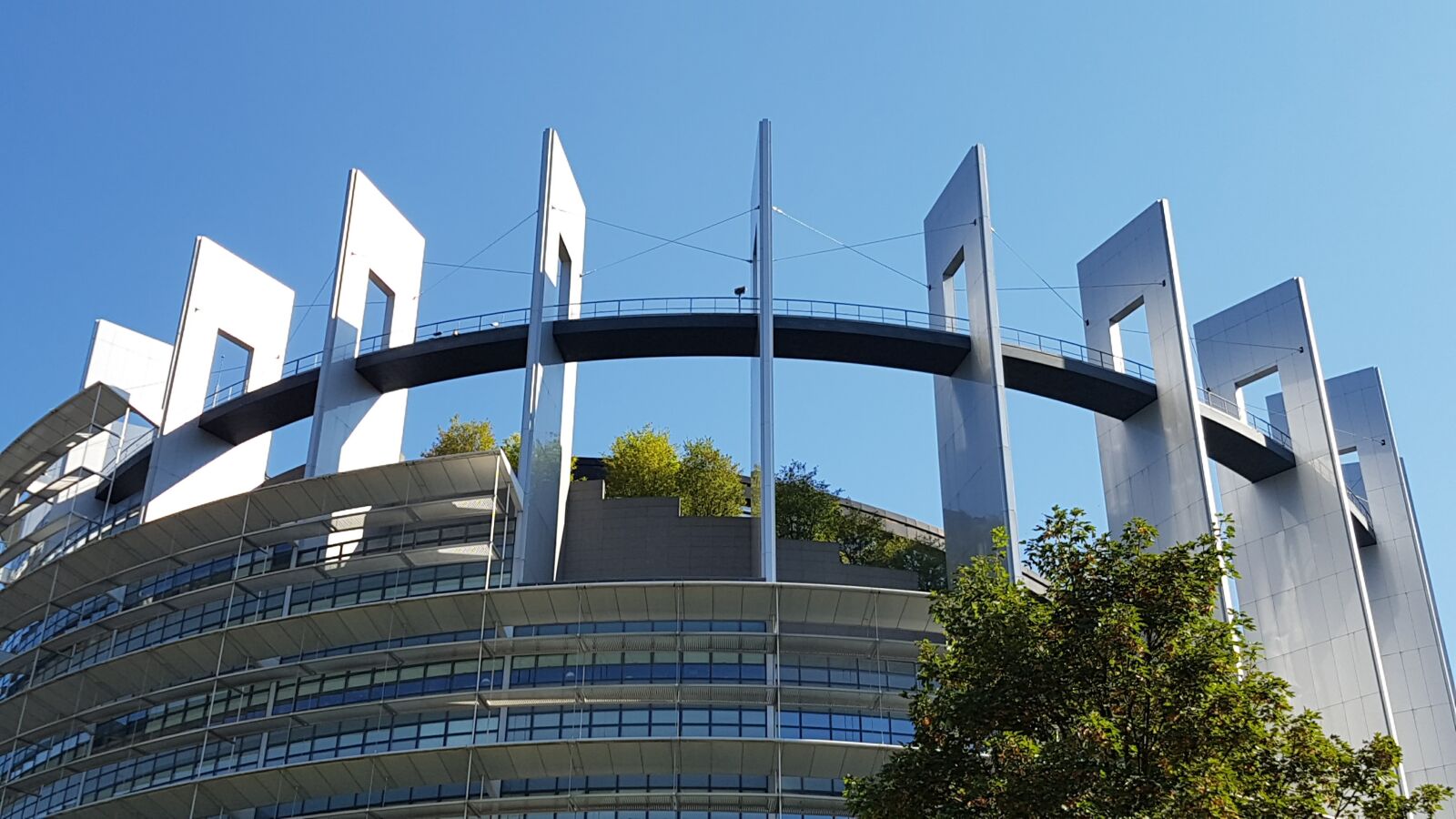 Samsung Galaxy S7 sample photo. Strasbourg, european parliament, architecture photography