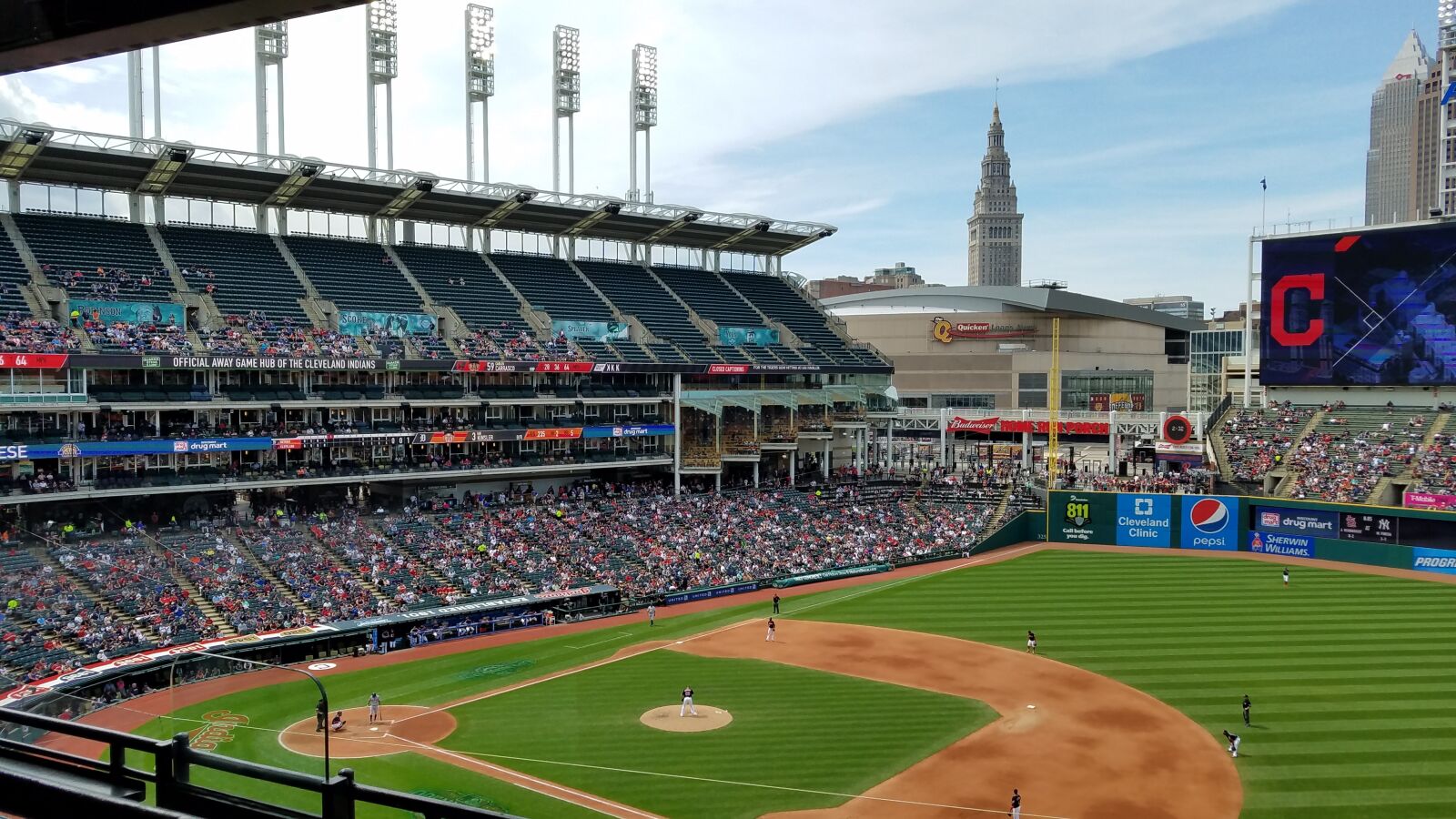 Samsung Galaxy S7 sample photo. Cleveland, indians, baseball photography