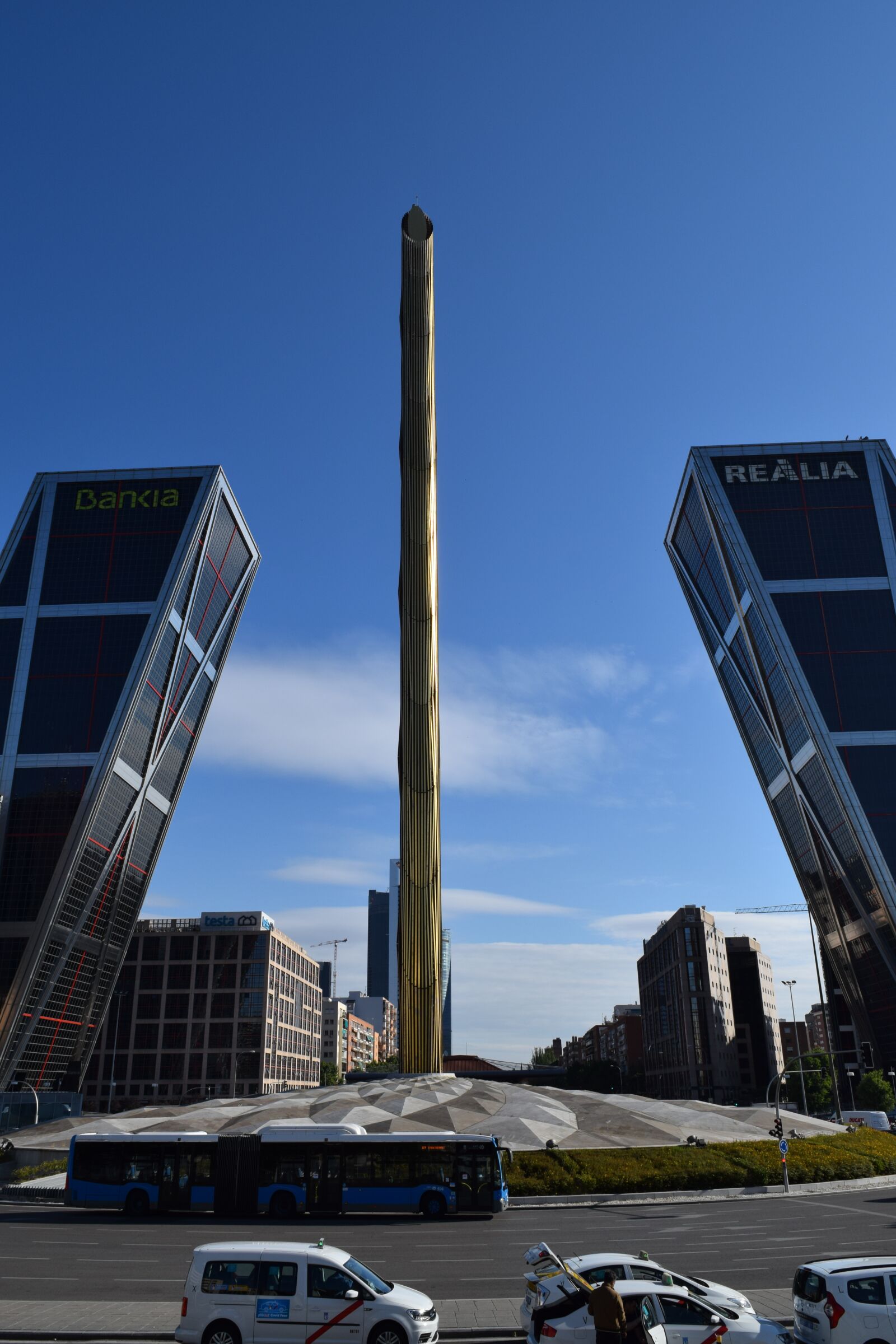 Nikon D3300 sample photo. Torres madrid, cielo, nubes photography