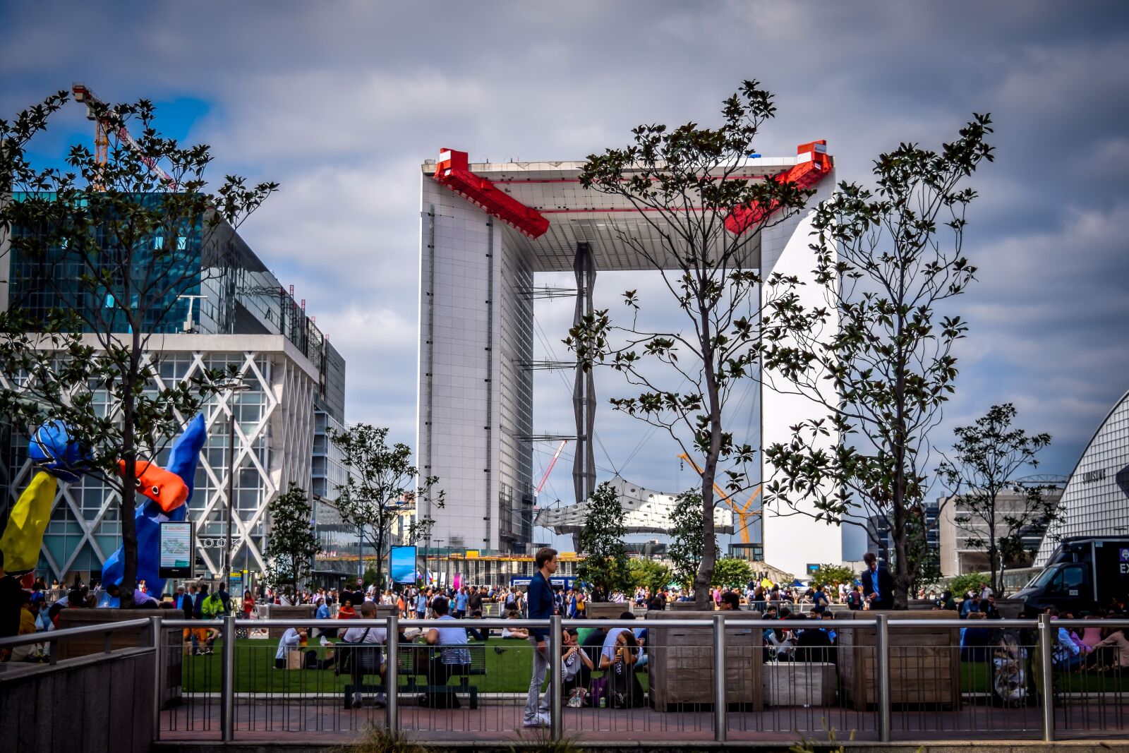 Nikon D3300 sample photo. La grande arche, paris photography