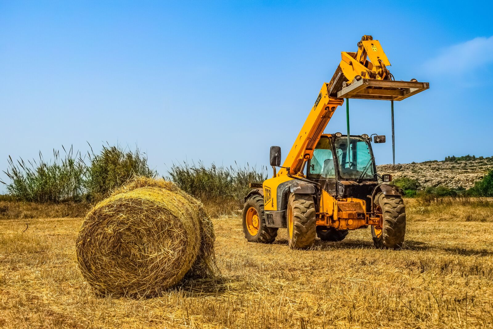Nikon D3300 sample photo. Heavy machine, yellow, bulldozer photography