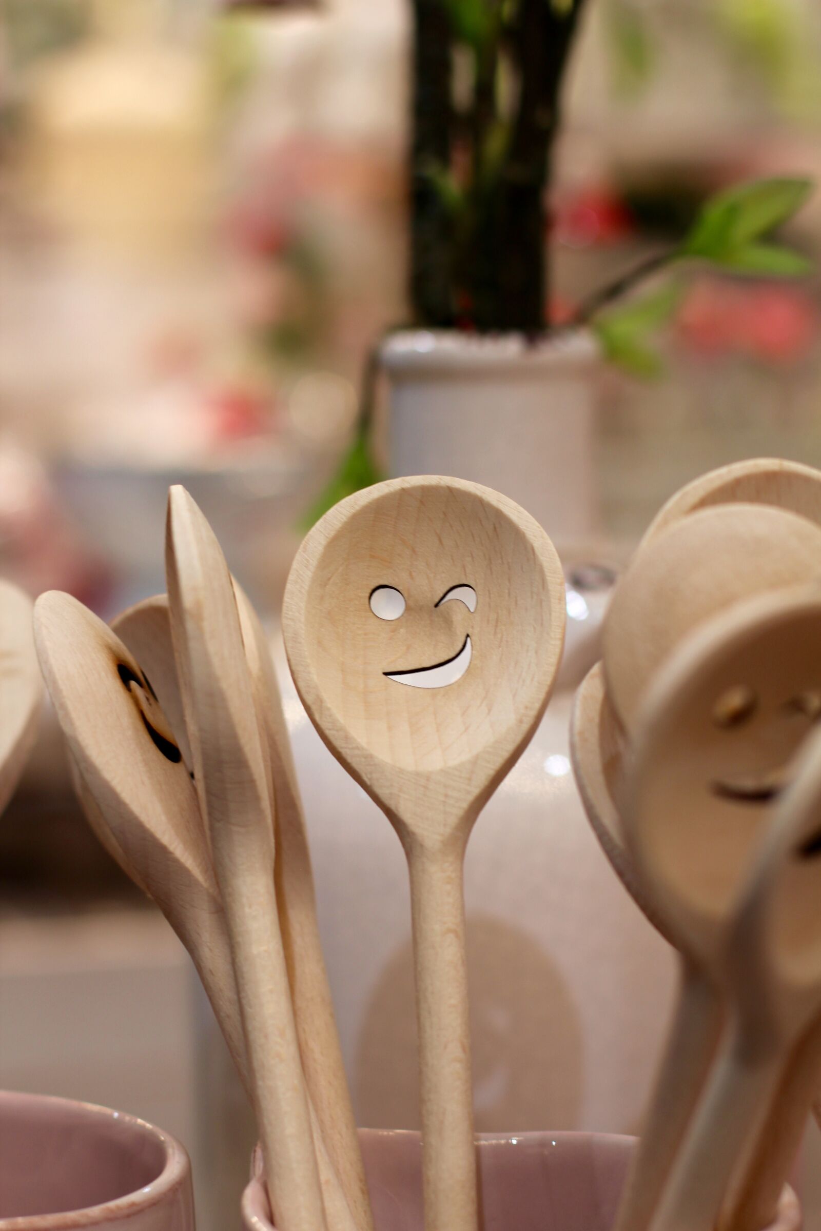 Canon EOS 600D (Rebel EOS T3i / EOS Kiss X5) + Canon EF 50mm F1.4 USM sample photo. Spoon, face, wooden spoon photography