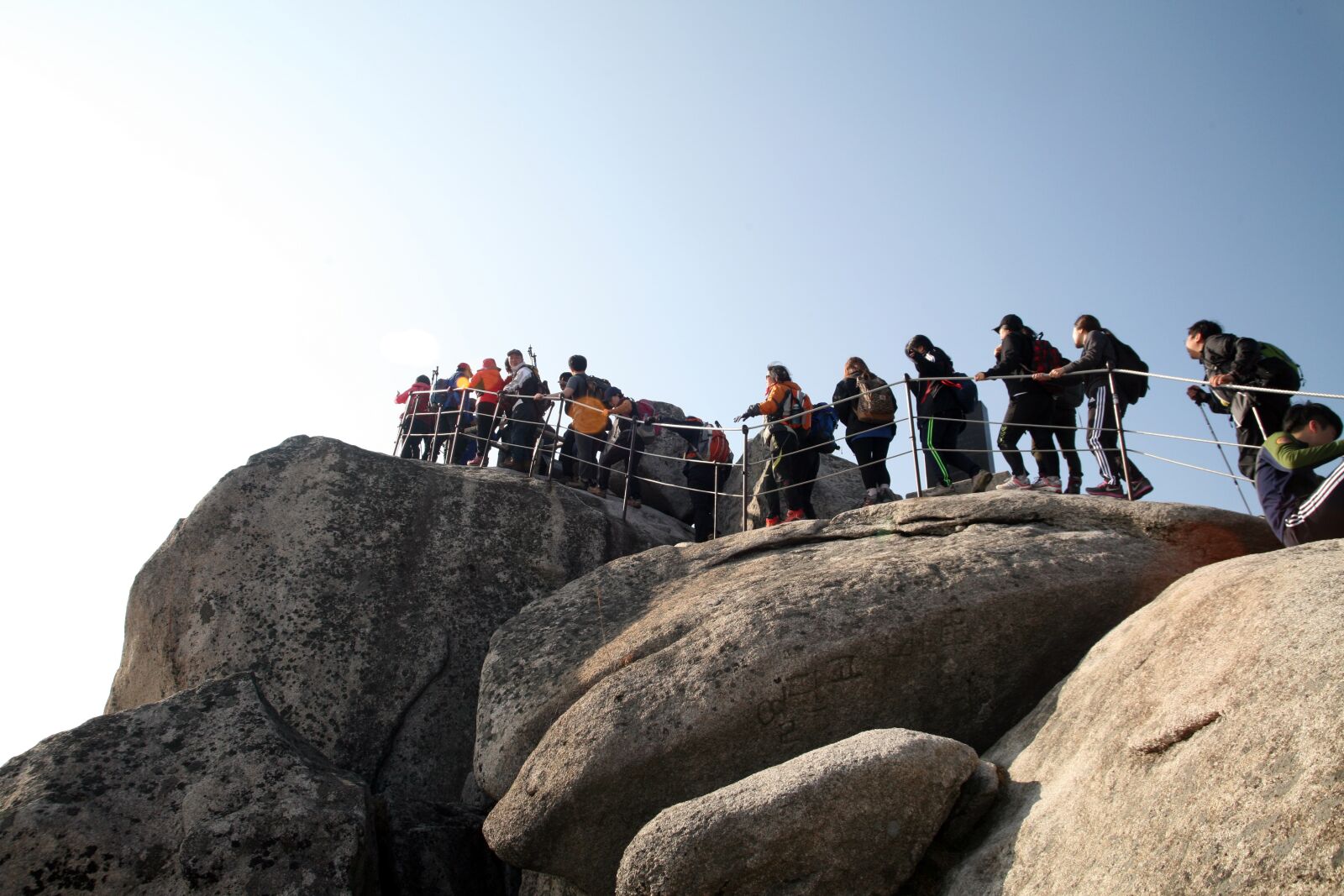 Canon EOS 5D sample photo. Bukhansan mountain, white new photography