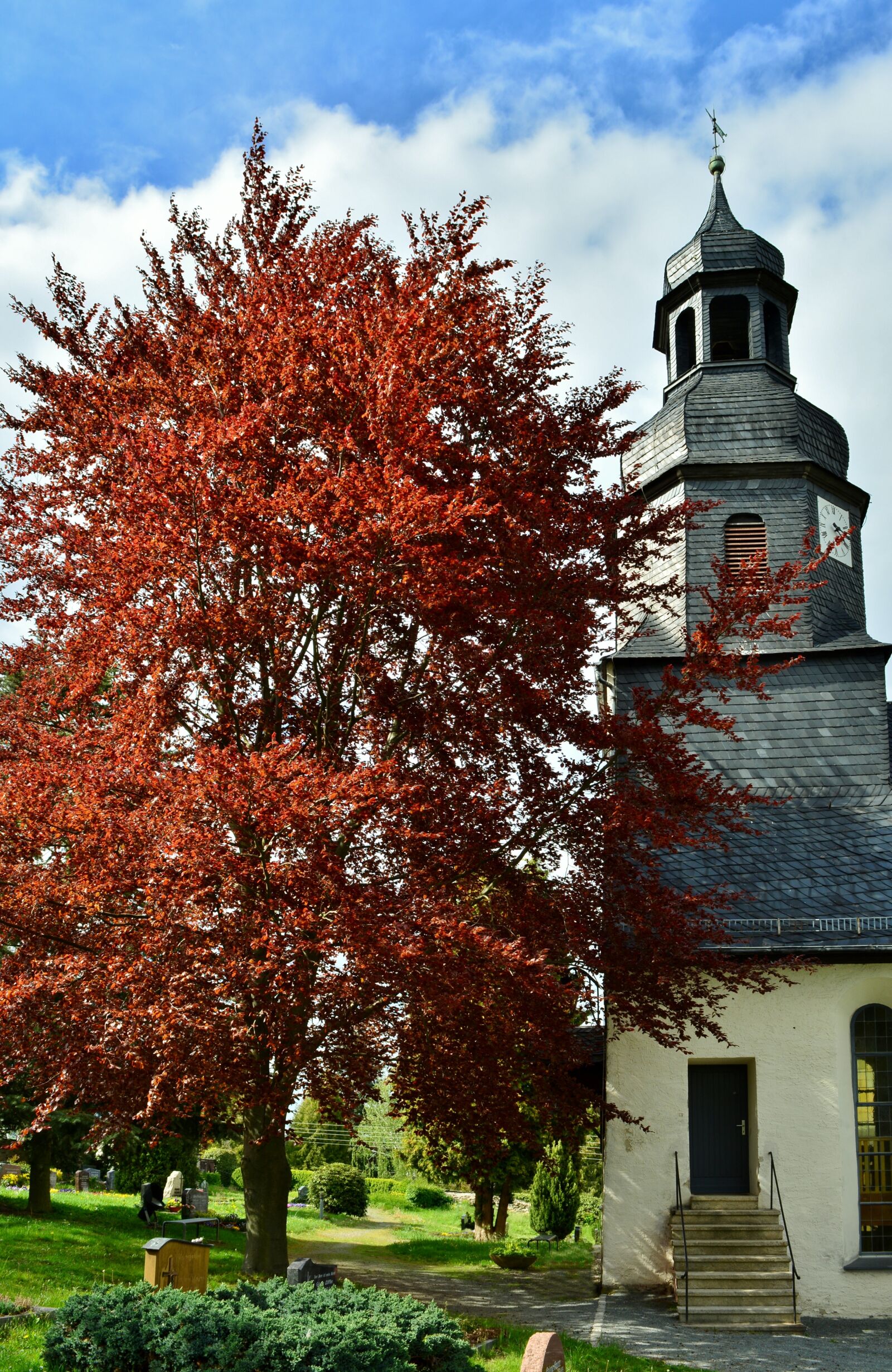 Nikon D5200 sample photo. Church, steeple, christian photography