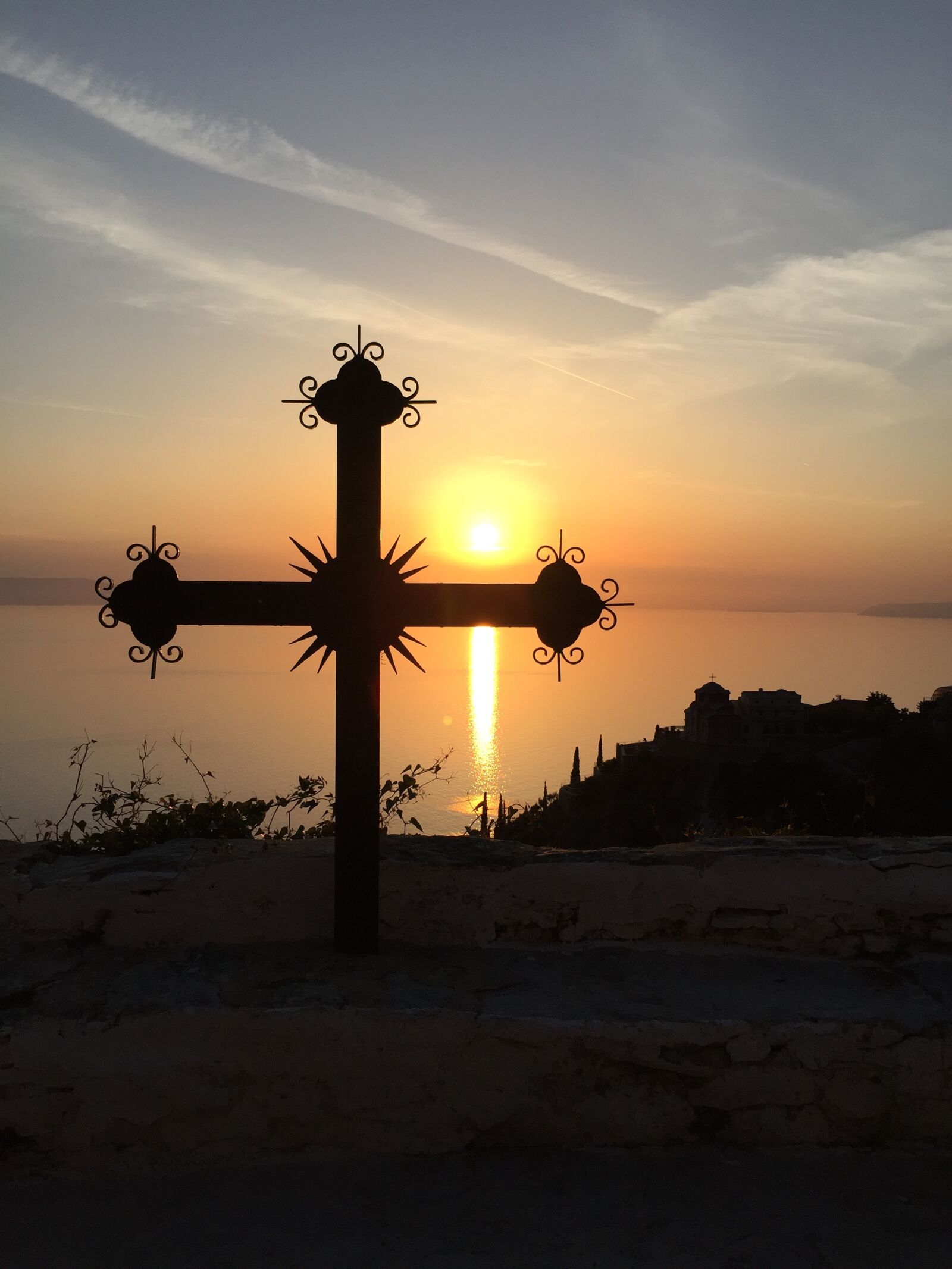 Apple iPhone 6 sample photo. Greece, athos, sunset photography