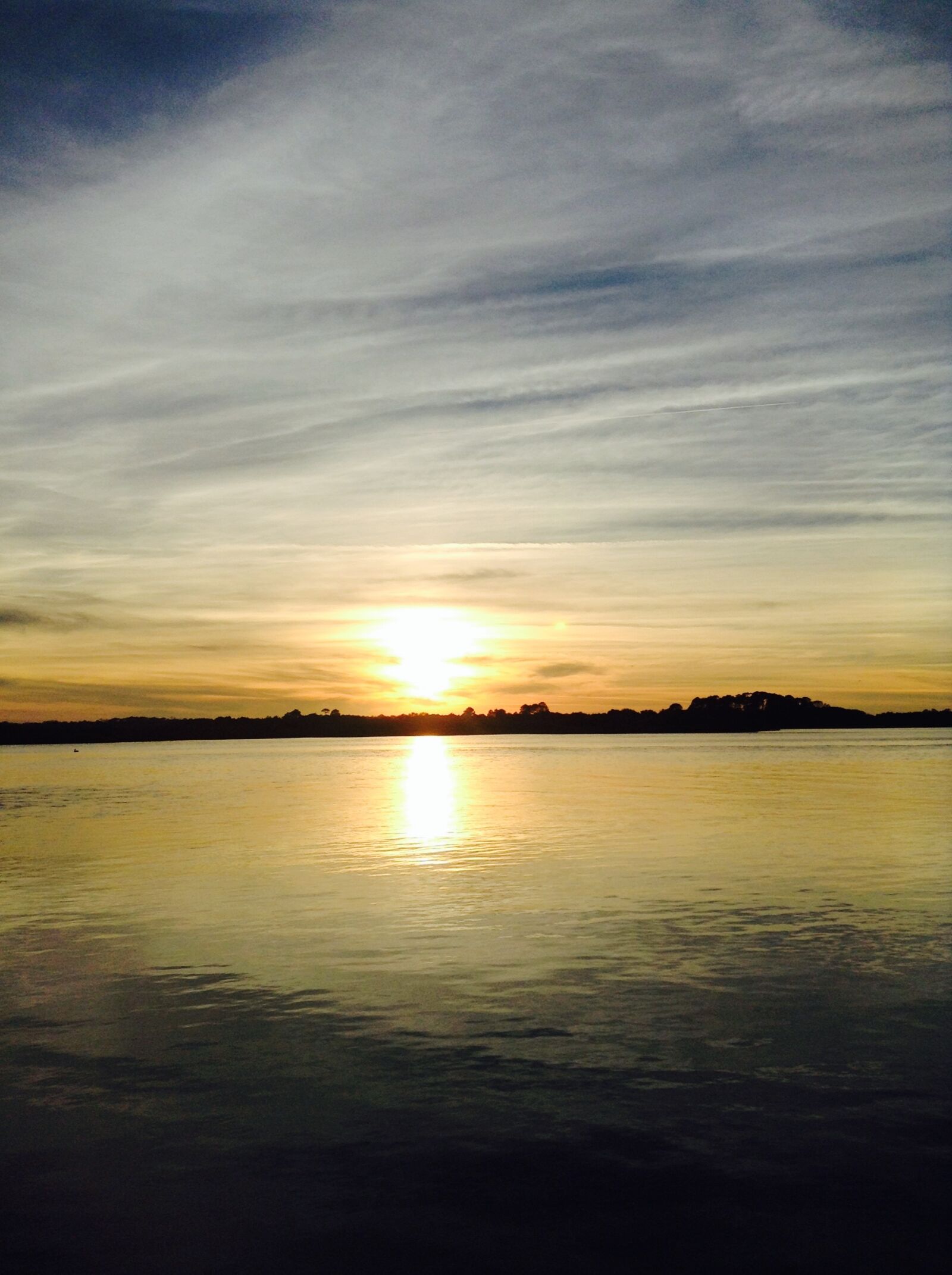 iPod touch back camera 3.3mm f/2.4 sample photo. Sunset, ocean, water photography