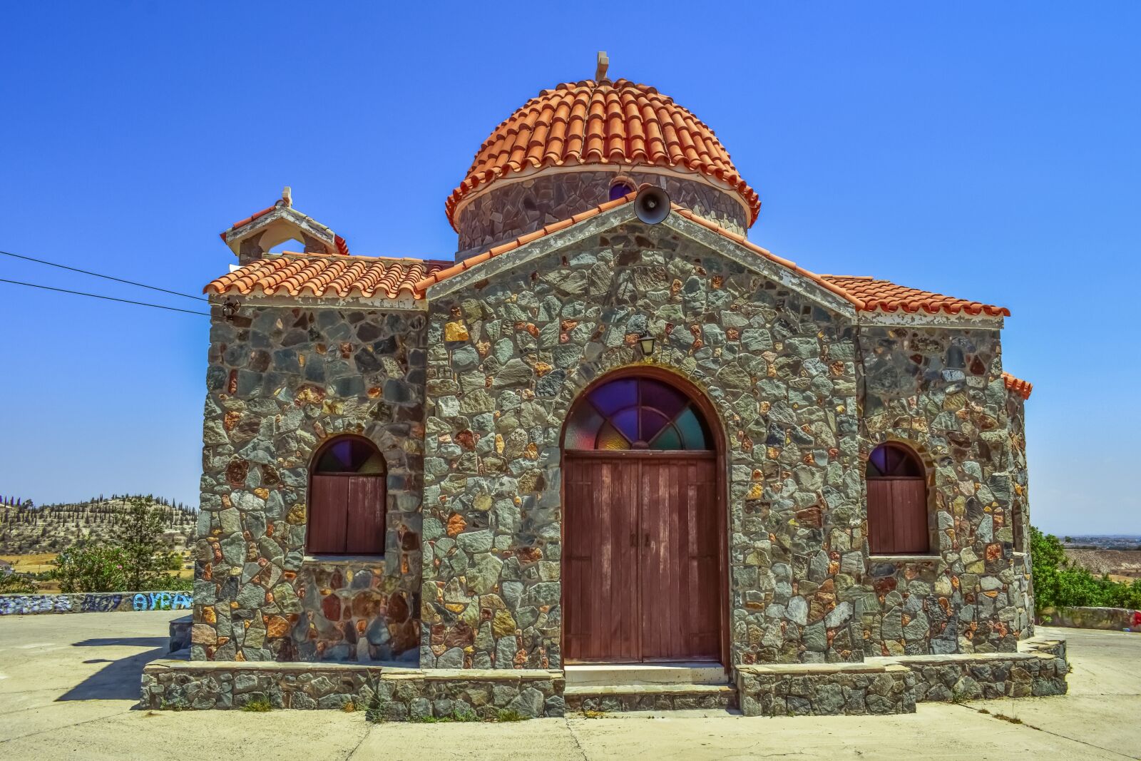 Nikon D3300 sample photo. Cyprus, ayia varvara, church photography