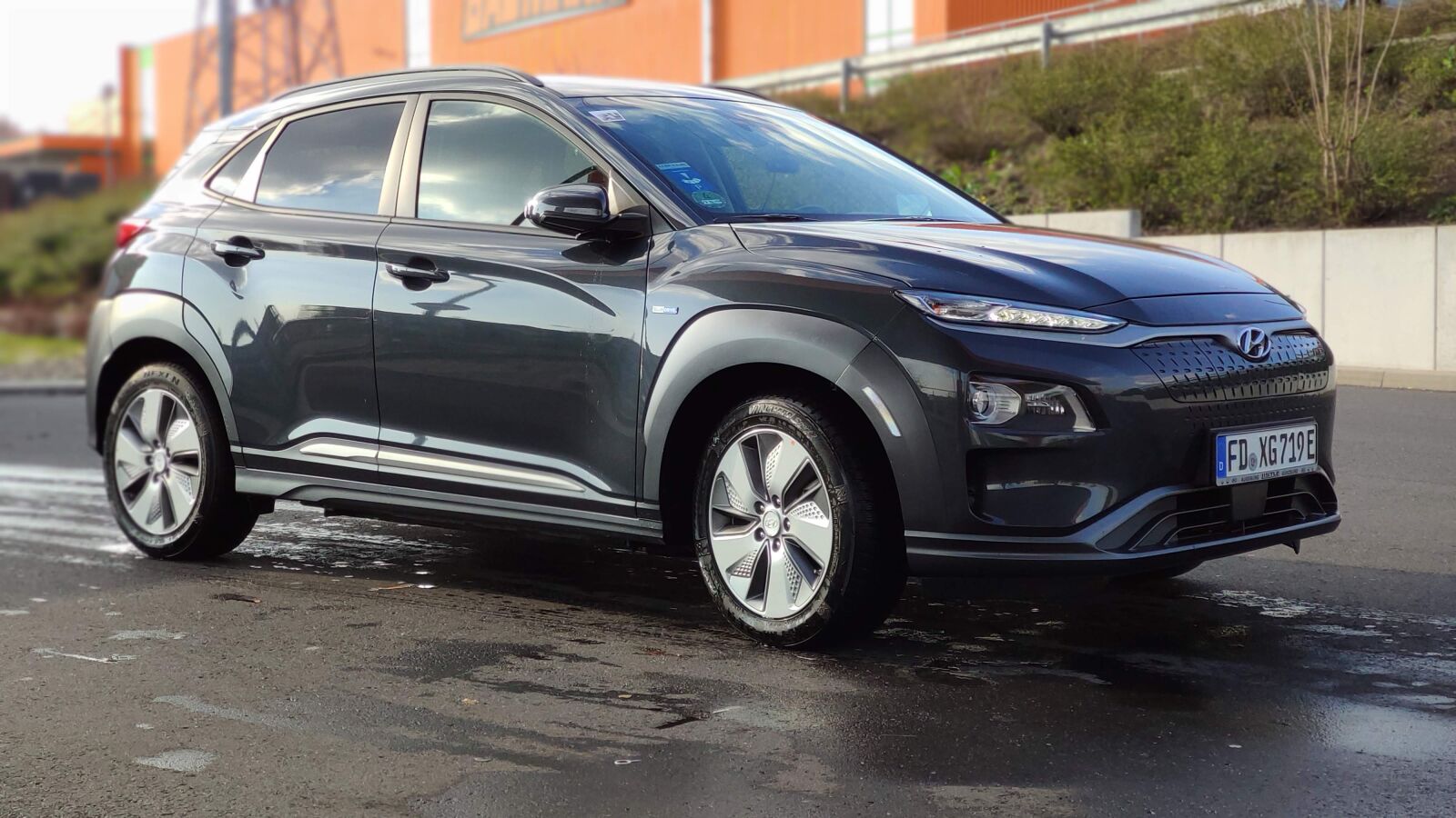 Xiaomi Mi 9T sample photo. Hyundai, kona, electric photography
