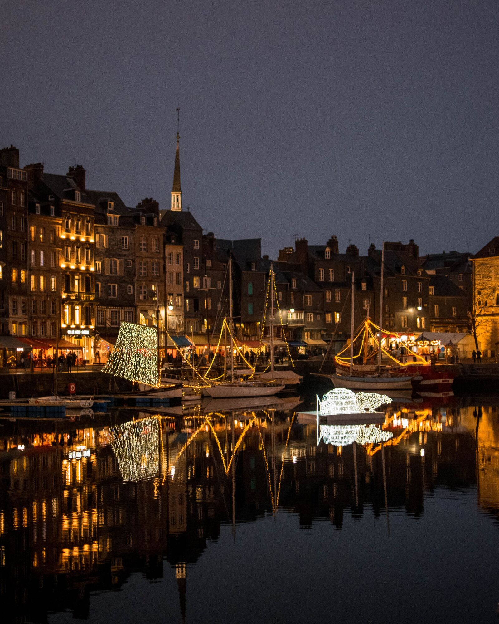 Nikon D5300 sample photo. Honfleur, france, harbor photography