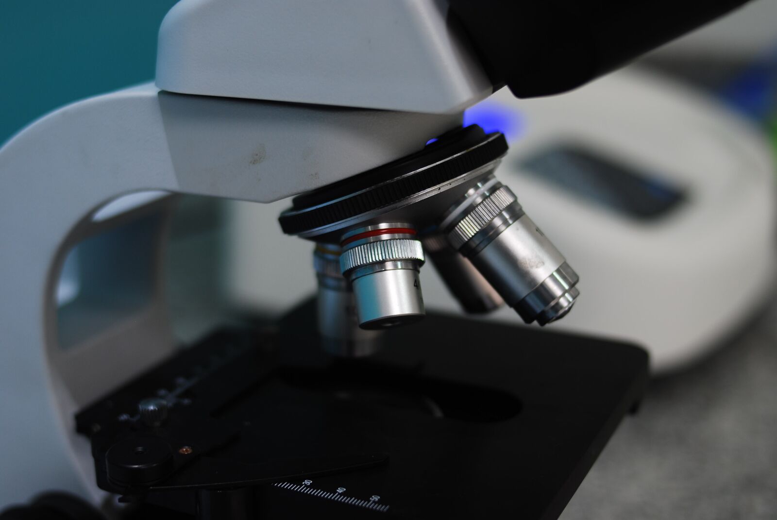 Nikon D60 sample photo. Microscope, technology photography