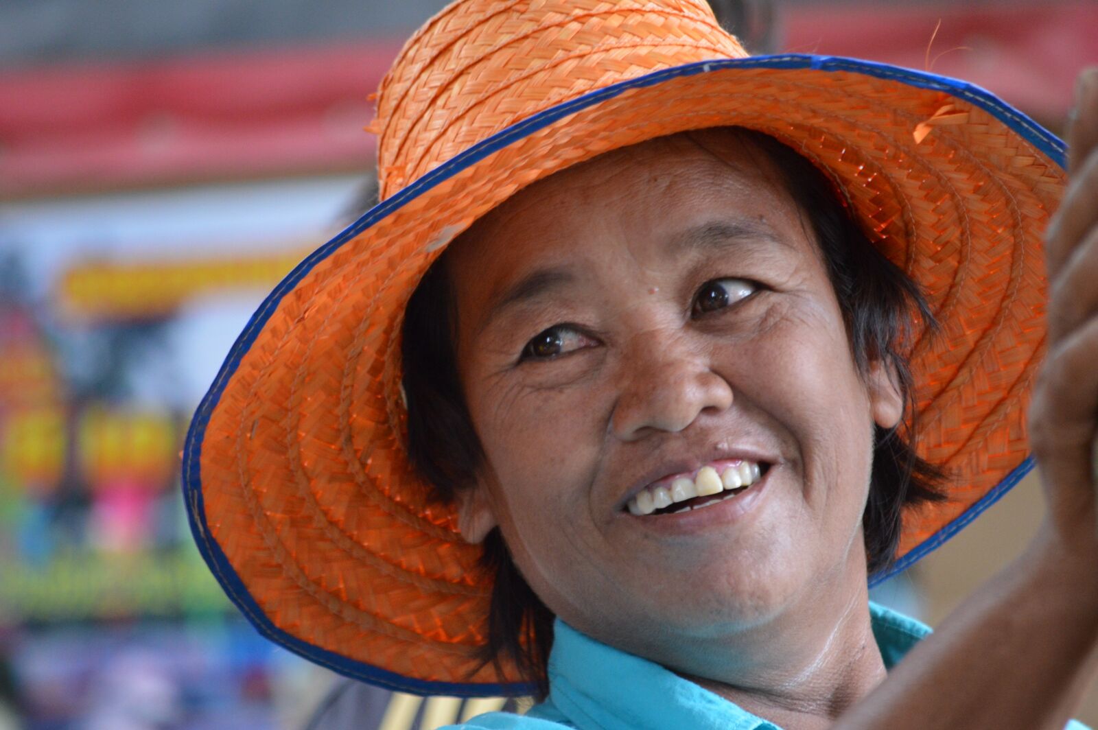 Nikon D3200 sample photo. Peasant woman, portrait, thailand photography