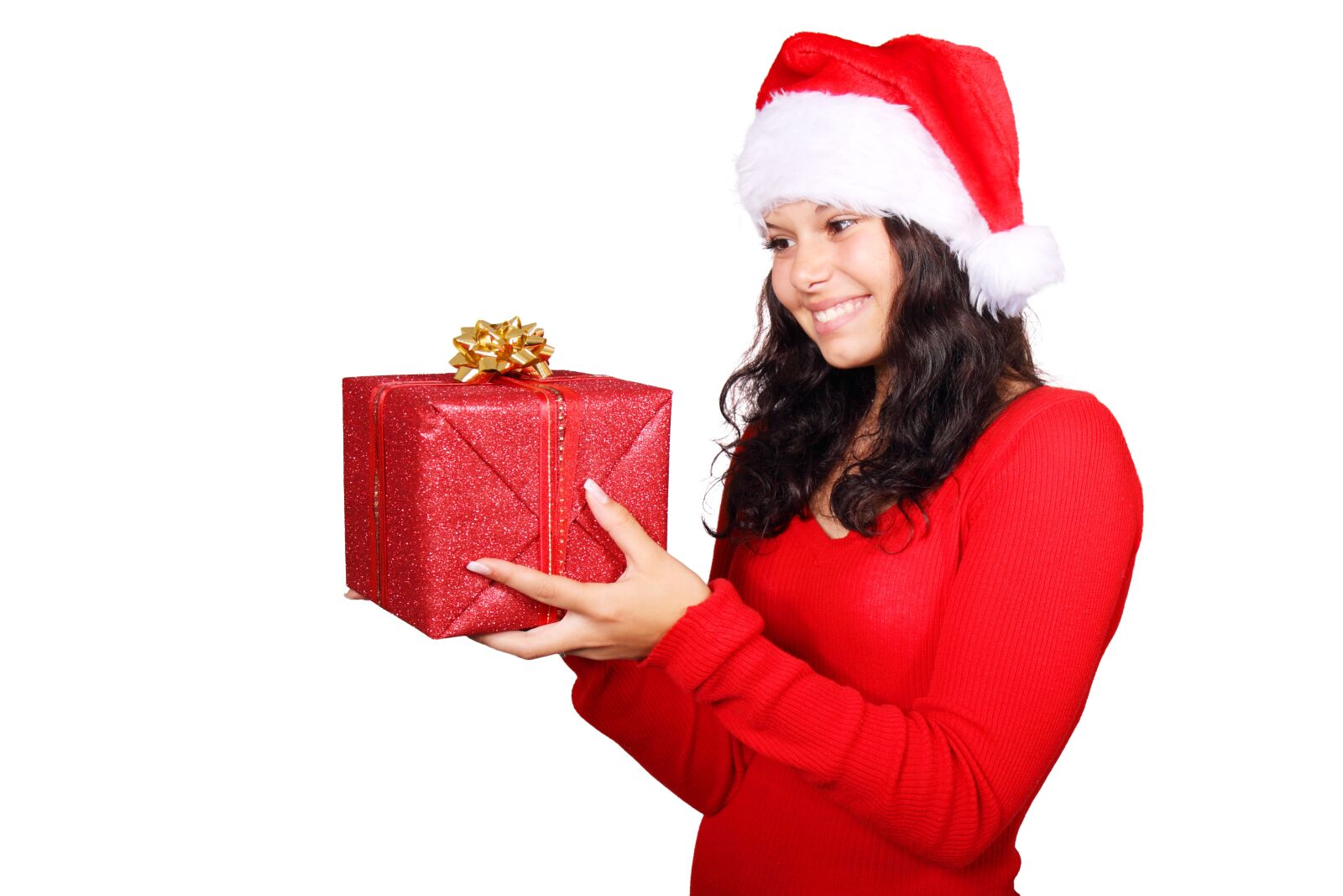 Canon EOS 50D sample photo. Box, christmas, claus, cute photography