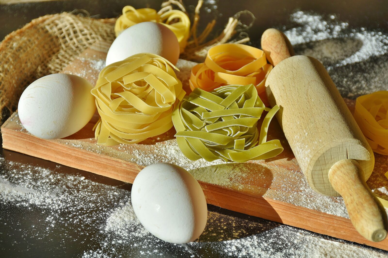 Nikon D7200 sample photo. Noodles, tagliatelle, pasta photography
