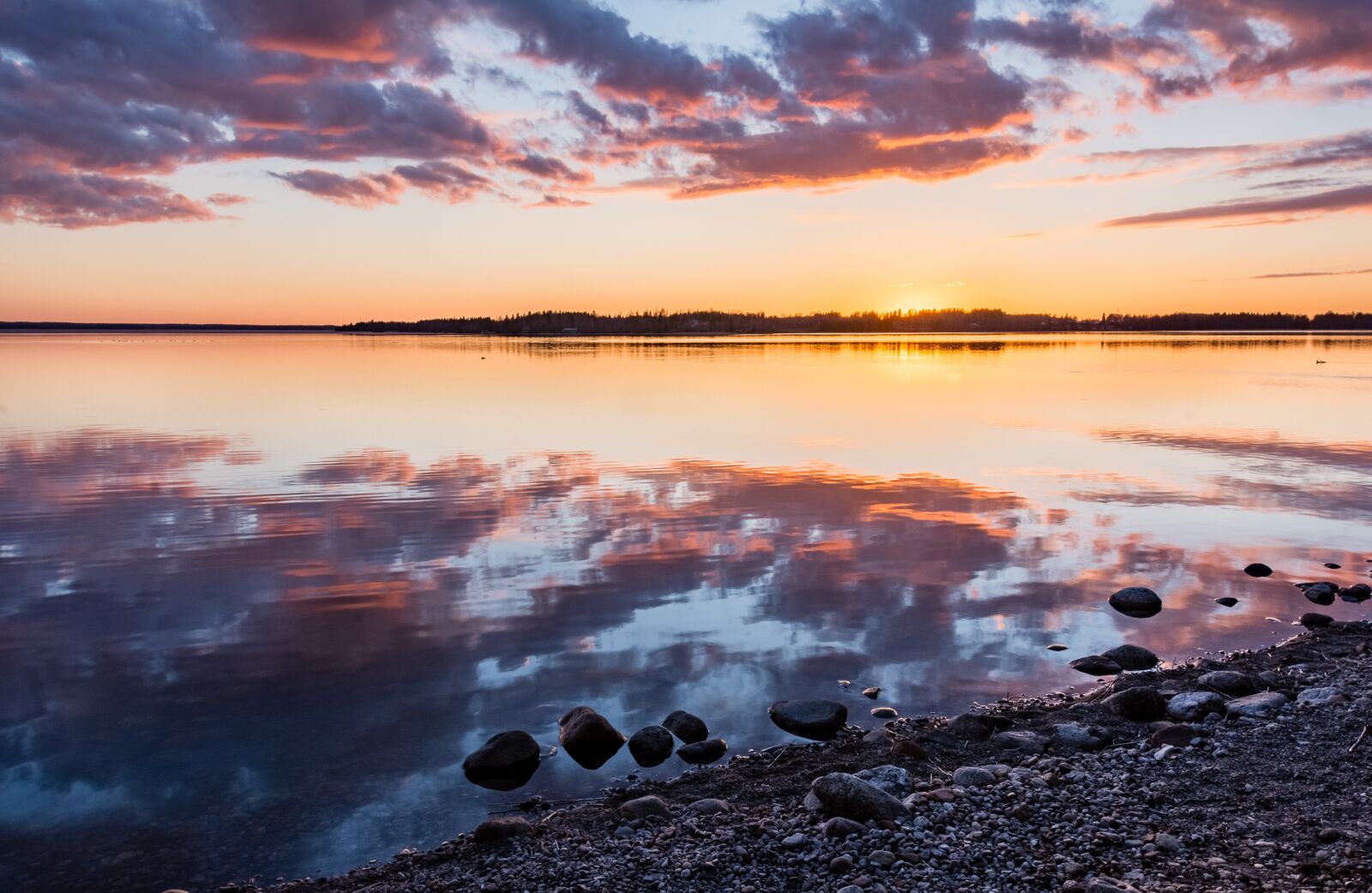 Nikon D7100 sample photo. Lake, reflection, sunset photography
