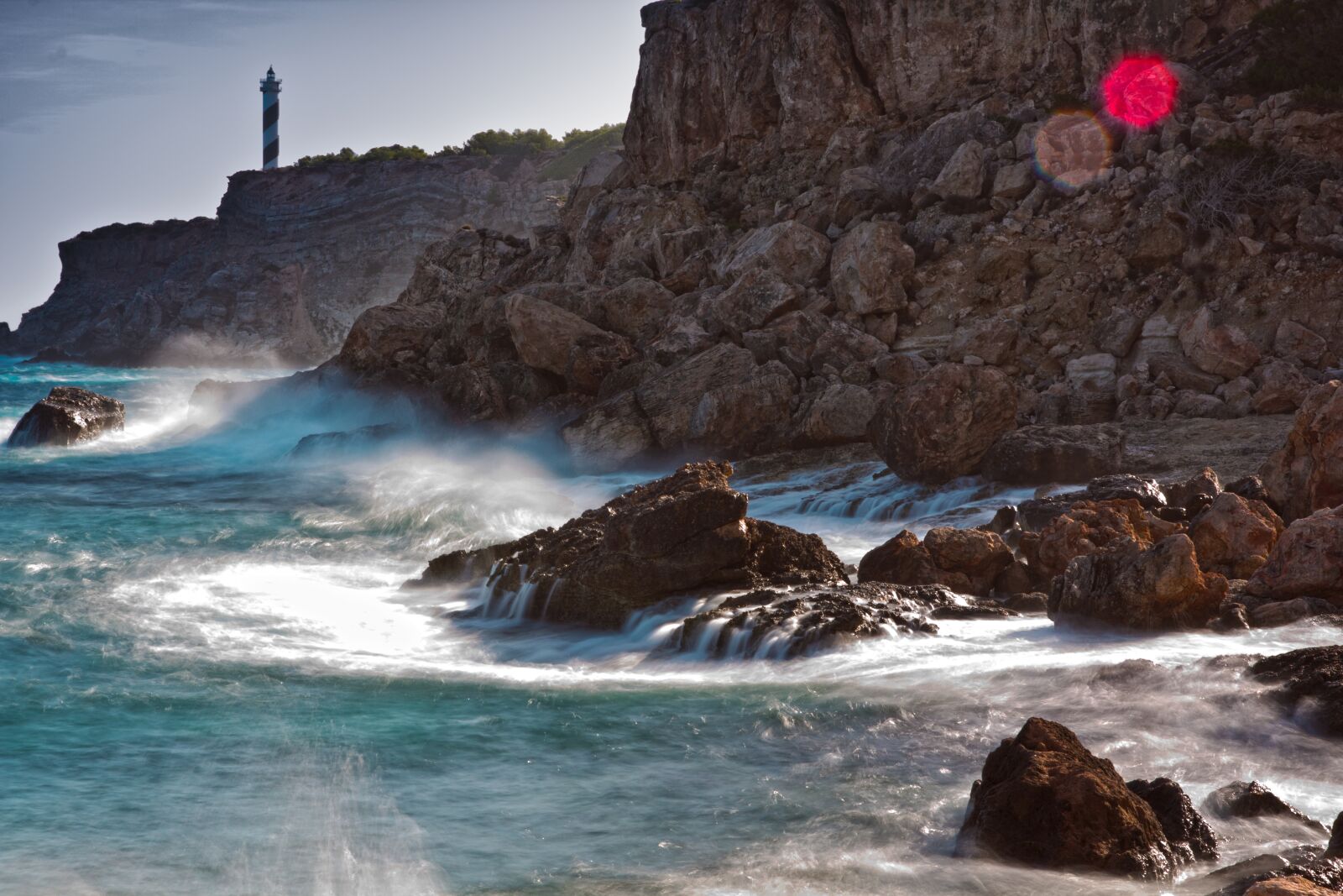 Canon EOS 60D sample photo. Sea, lighthouse, surf photography