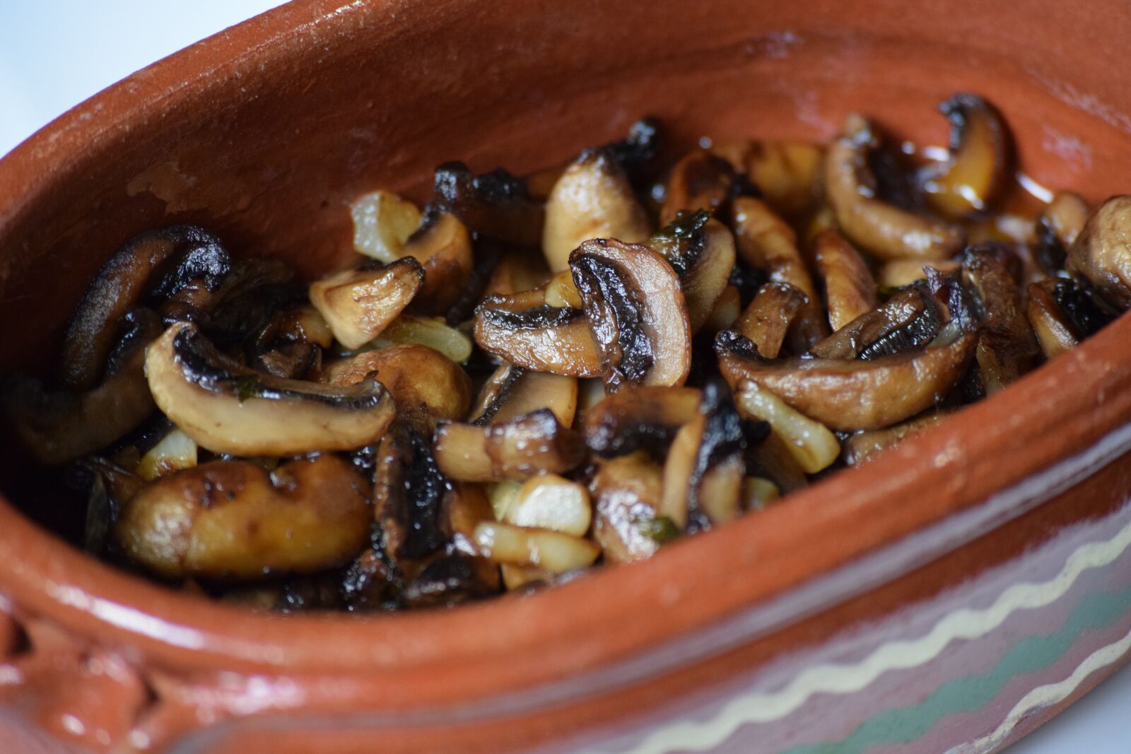 Nikon D3300 sample photo. Vegetables, mushrooms, barbecue photography