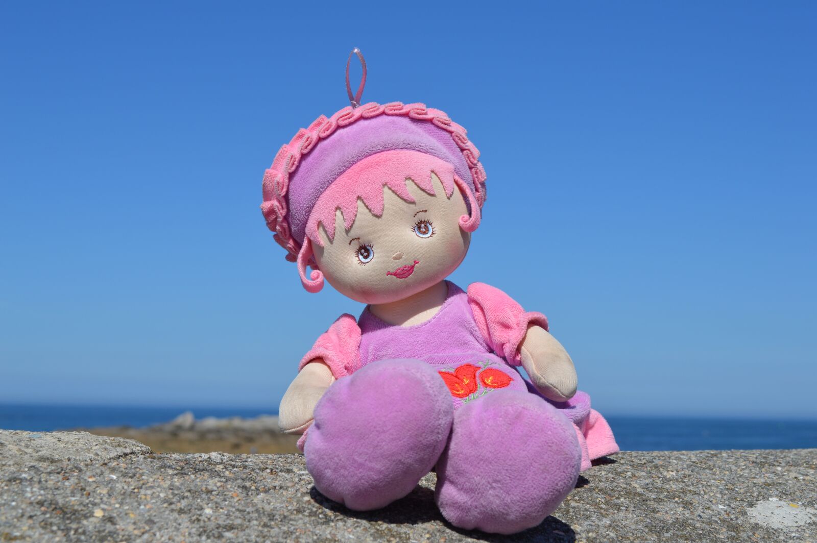 Nikon D3200 sample photo. Doll, sea, holiday photography