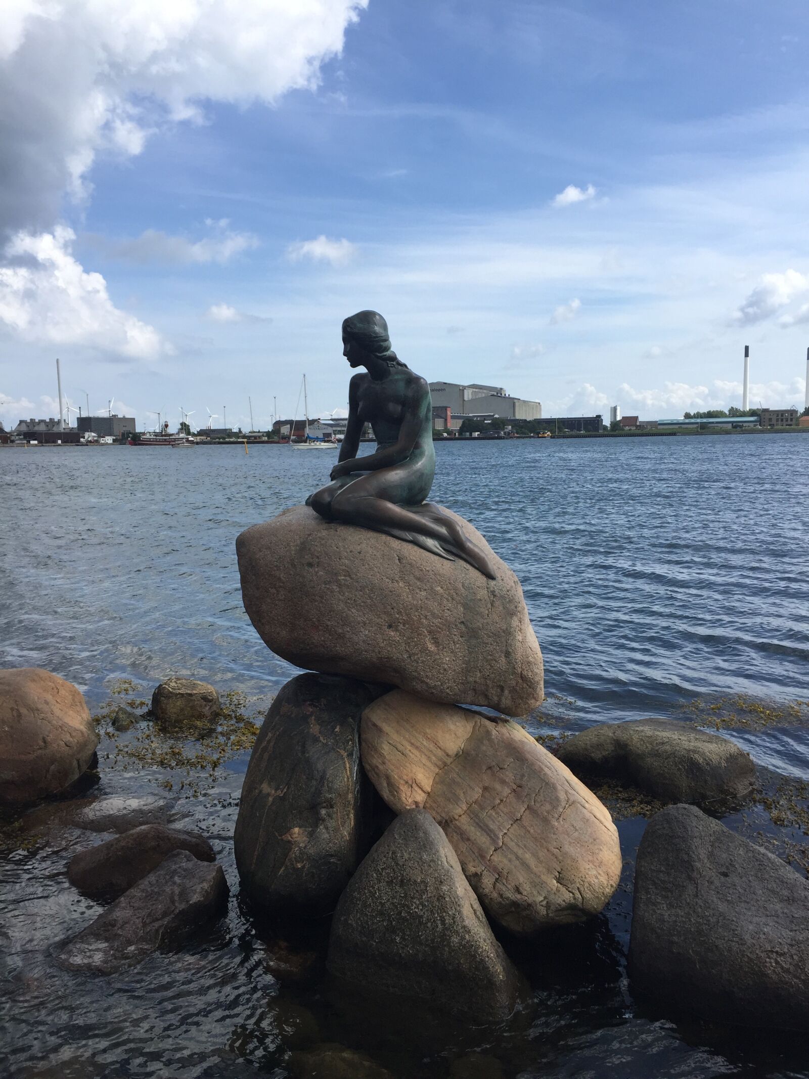 Apple iPhone 6 sample photo. Copenhagen, mermaid, statue photography