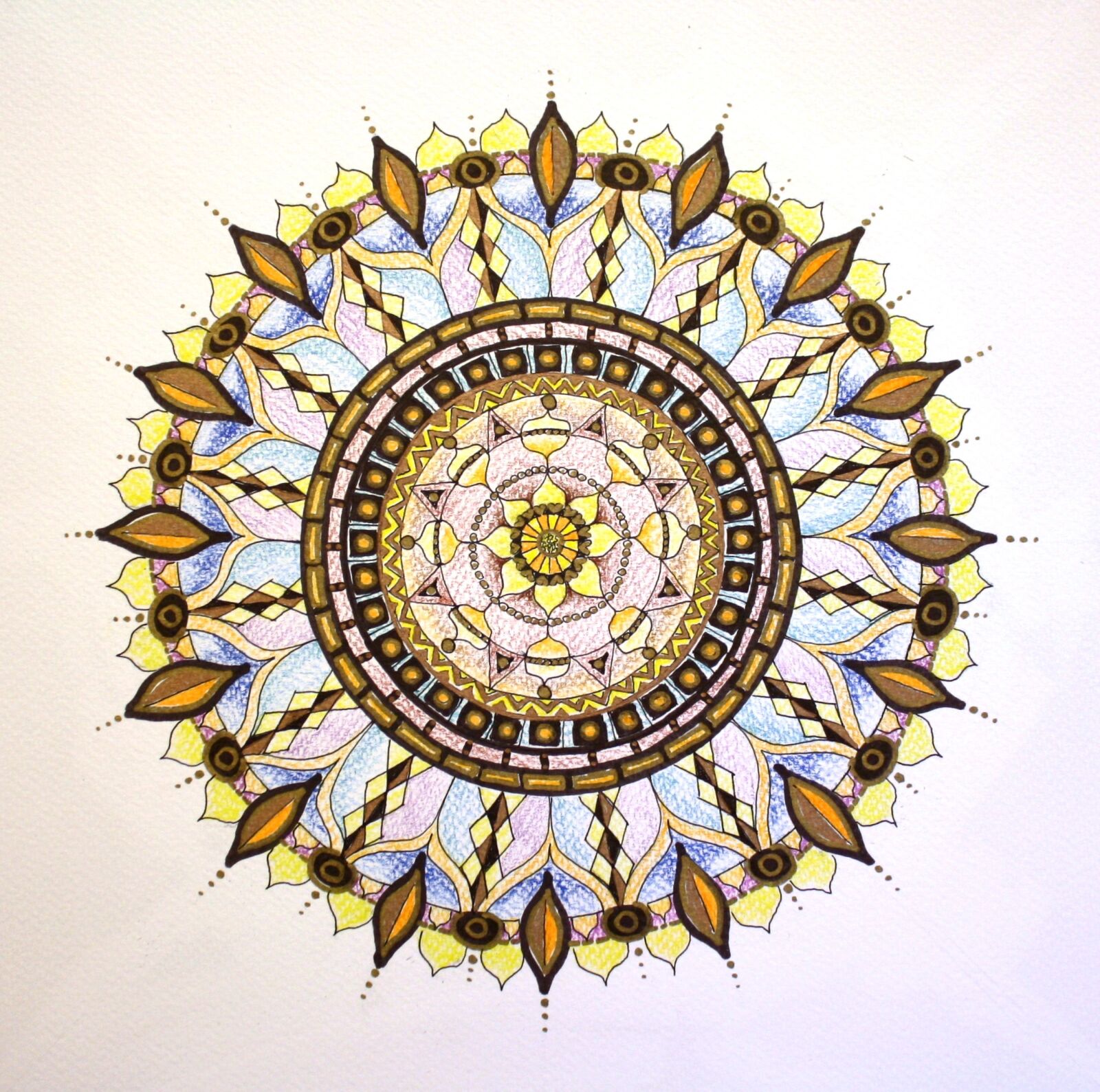 Canon EOS 1000D (EOS Digital Rebel XS / EOS Kiss F) sample photo. Mandala, drawing, hand drawn photography
