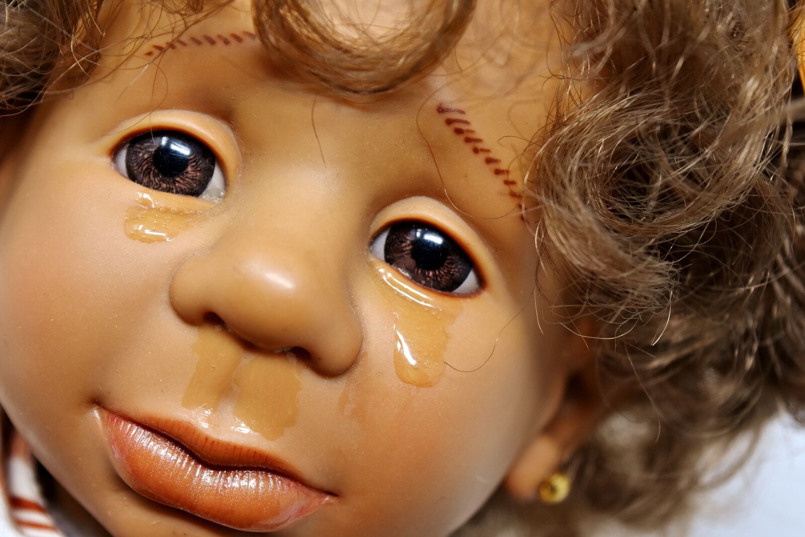 Nikon D7200 sample photo. Doll, girl, sad photography