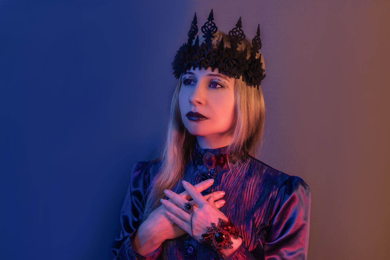 Nikon D810 sample photo. Gothic, queen, crown photography