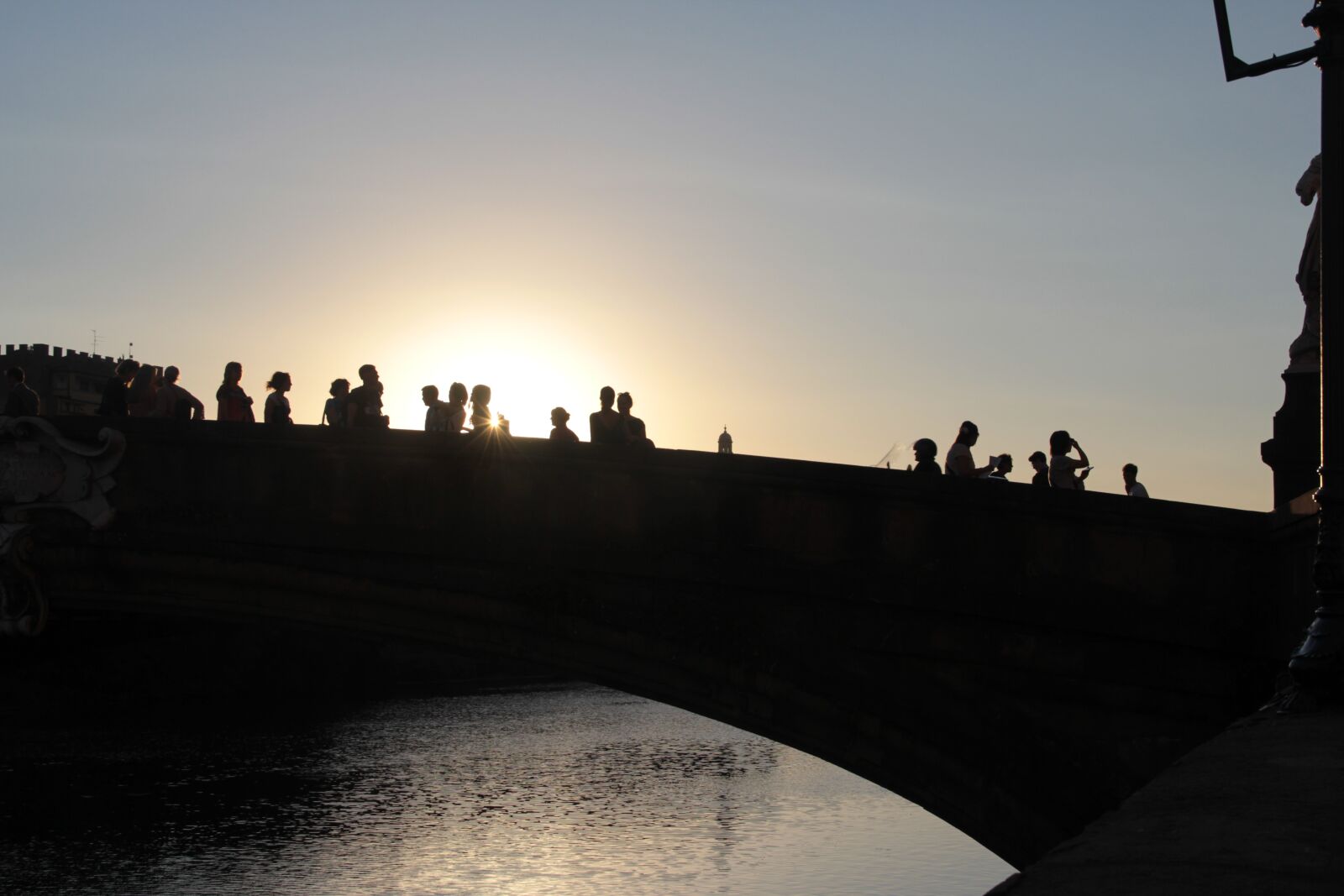 Canon EOS 60D sample photo. Sunset, bridge, shadows photography