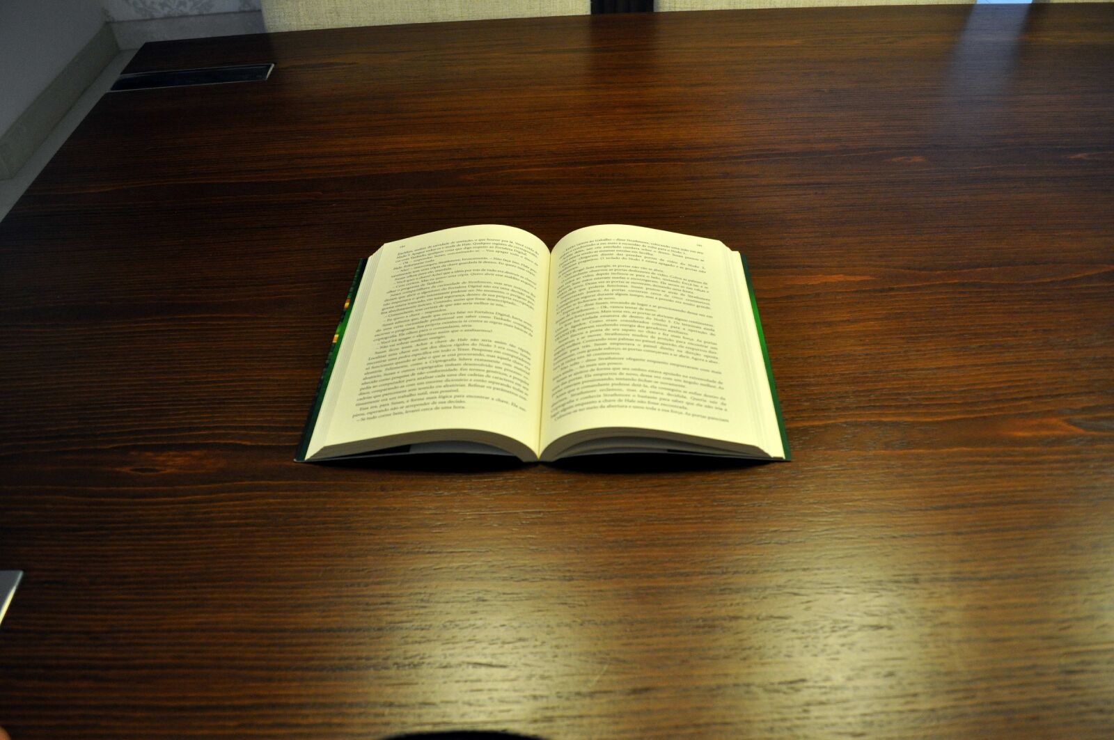 Nikon D5000 sample photo. Table, open book, reading photography