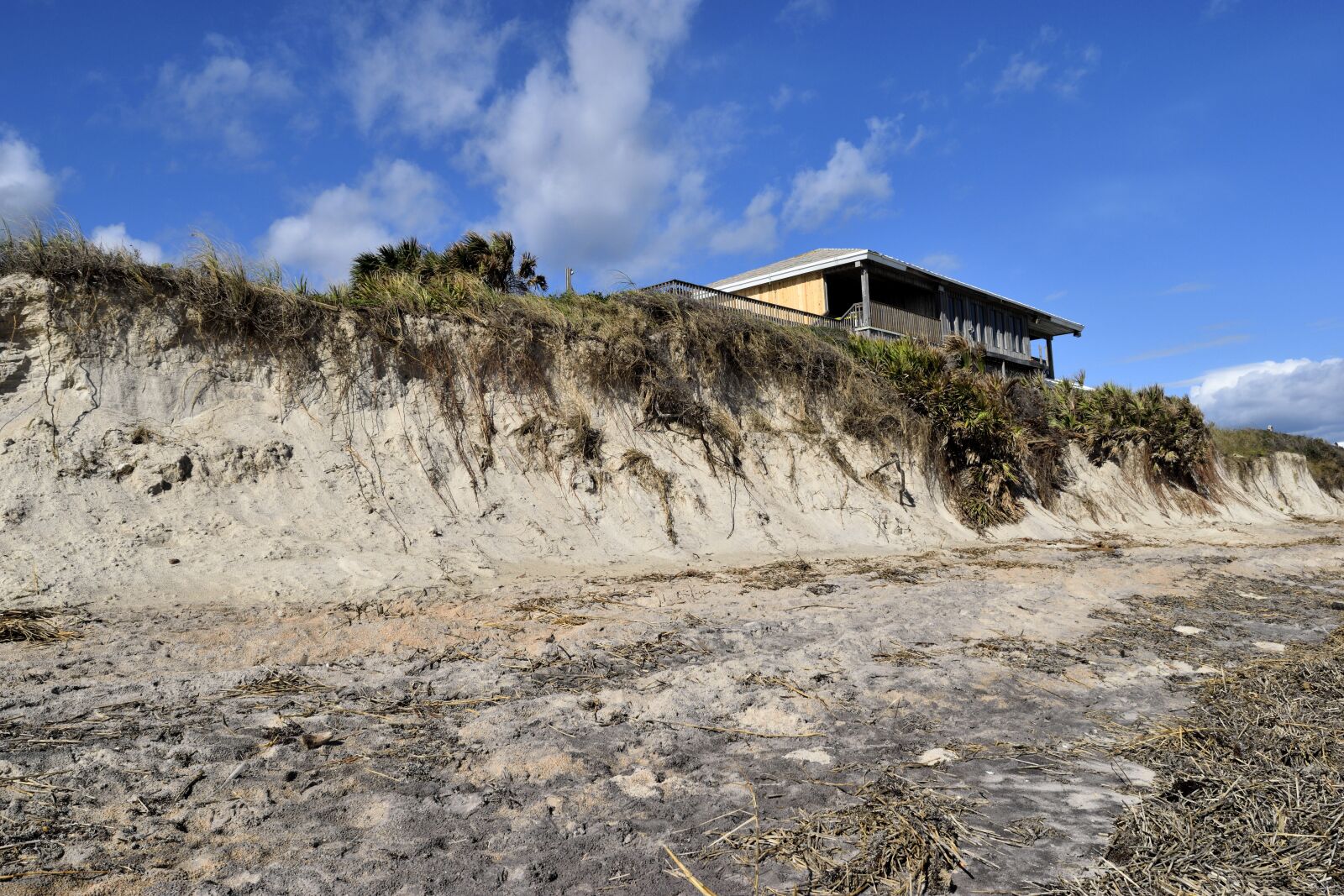 Nikon D3300 sample photo. Beach erosion, hurricane matthew photography