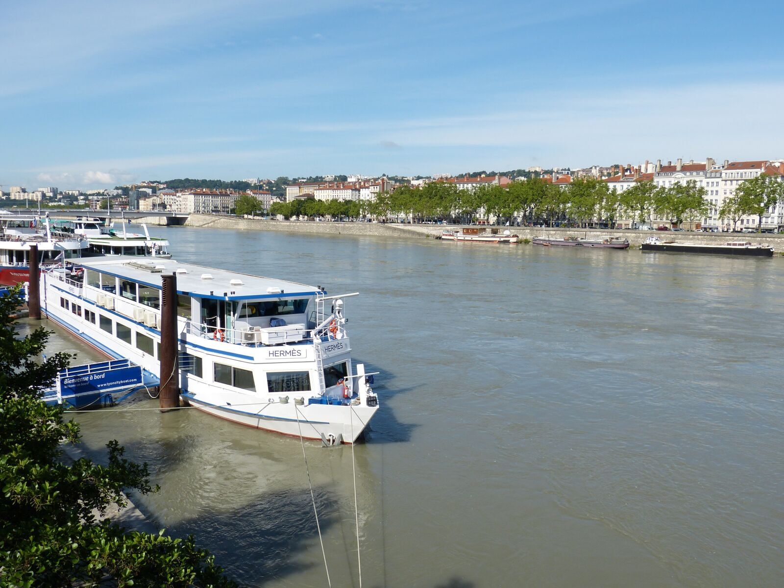 Panasonic Lumix DMC-FZ150 sample photo. Lyon, rhône, river photography