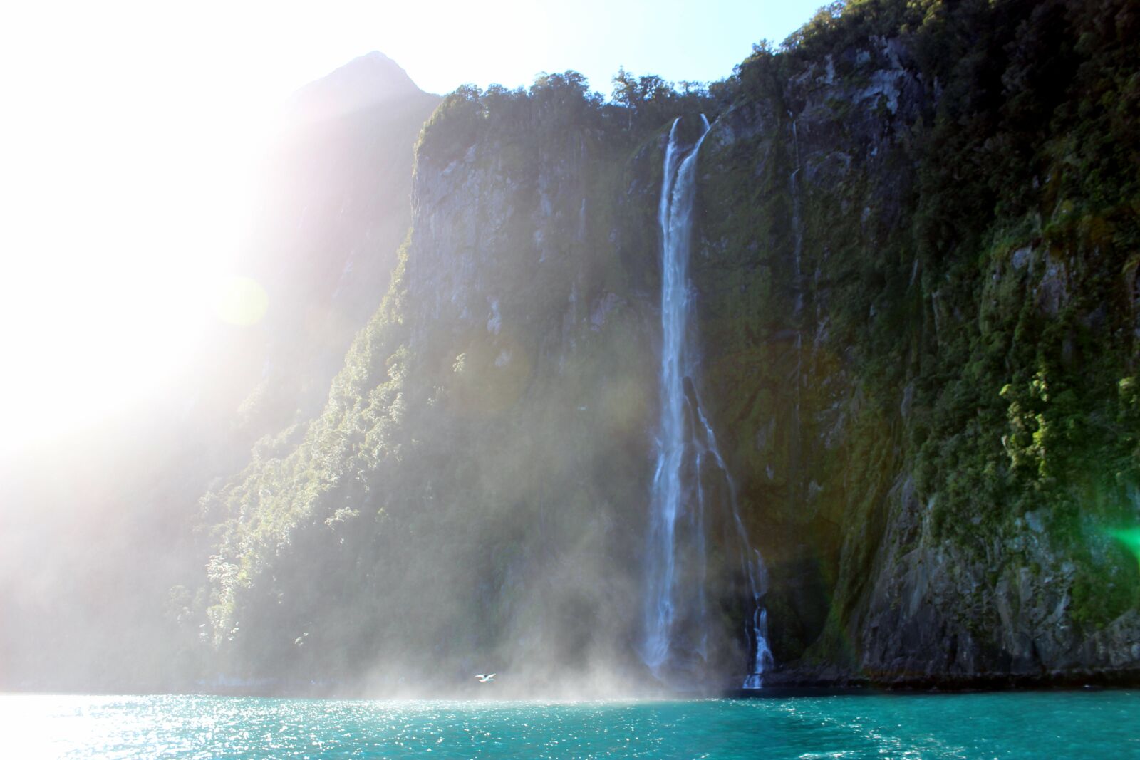 Canon EOS 600D (Rebel EOS T3i / EOS Kiss X5) sample photo. Waterfall, sea, new zealand photography