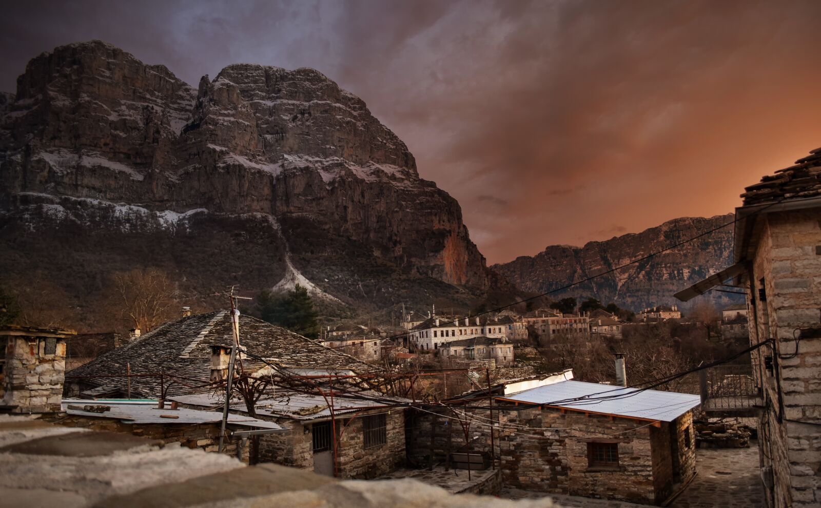 Nikon D5300 sample photo. Mountains, village, zagorohoria photography