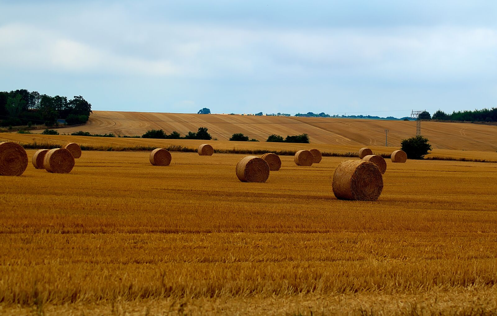 Nikon D3300 sample photo. Harvest, straw bales, field photography