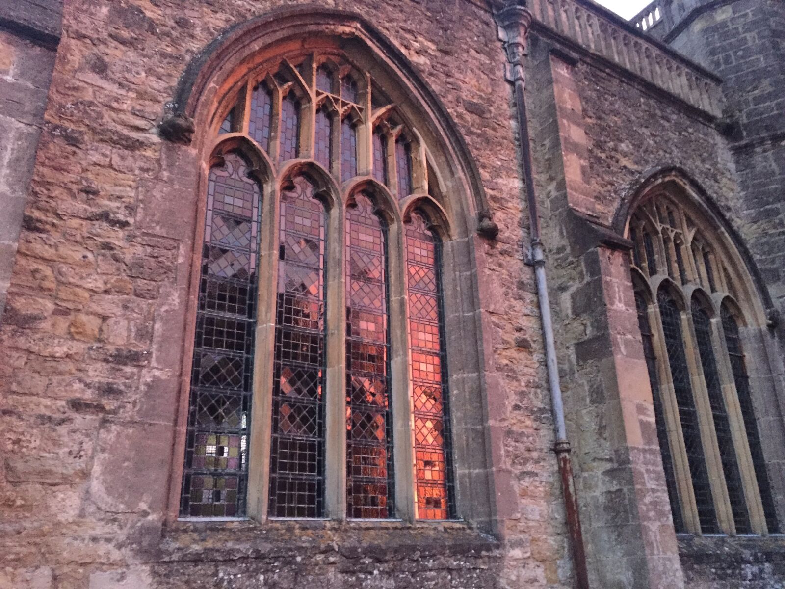 iPhone 6 back camera 4.15mm f/2.2 sample photo. Sunrise, church, sky photography